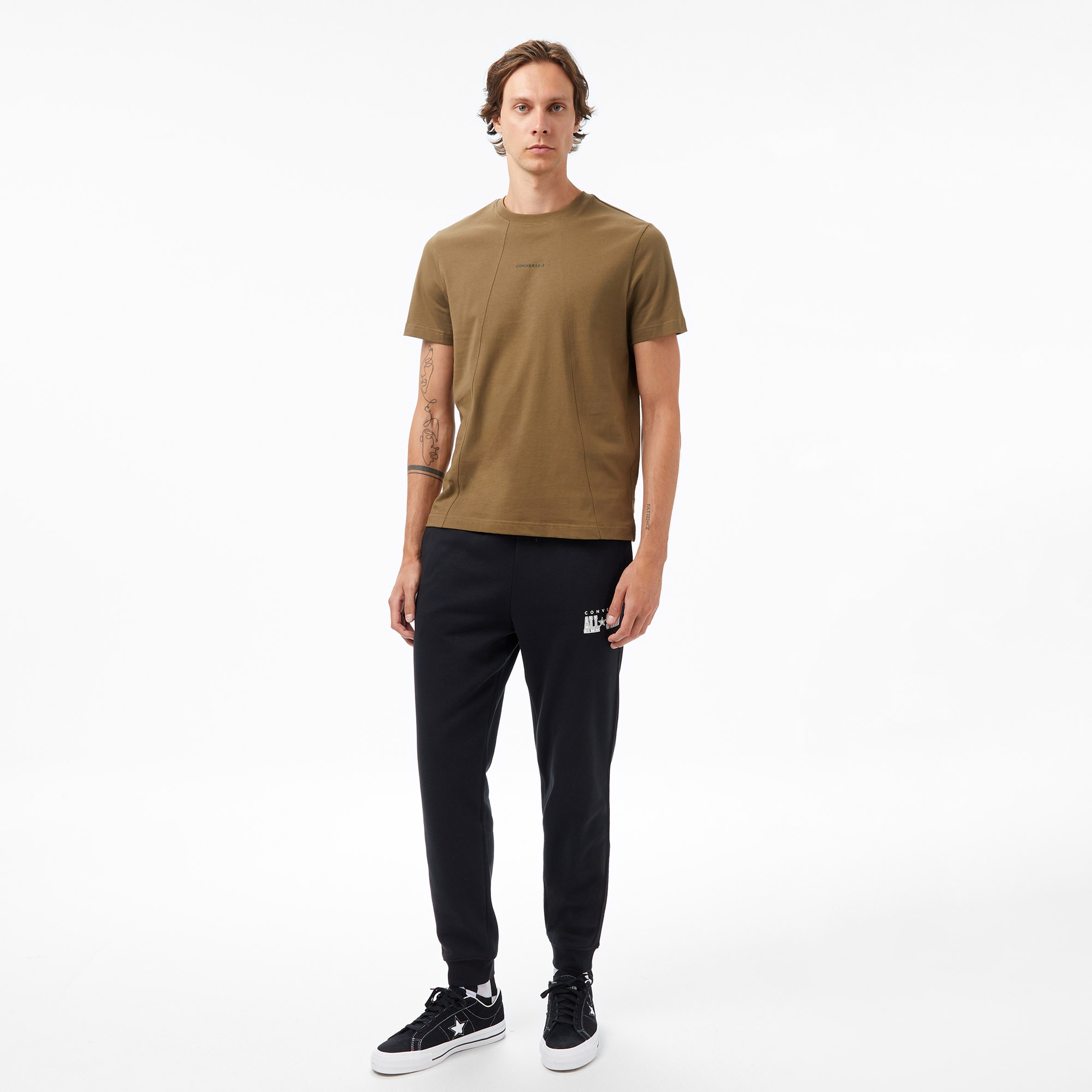 Converse Erkek Haki T Shirt