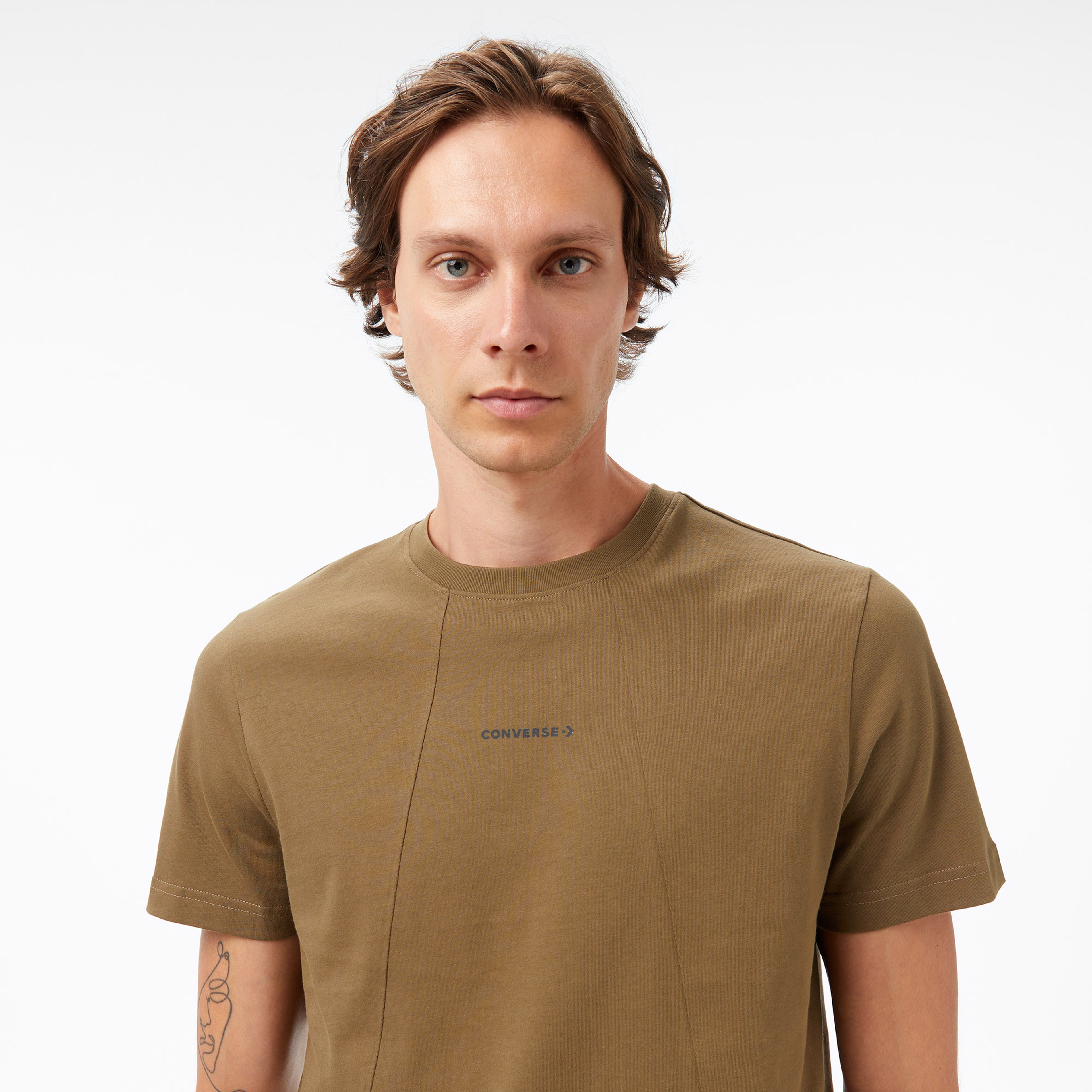 Converse Erkek Haki T Shirt