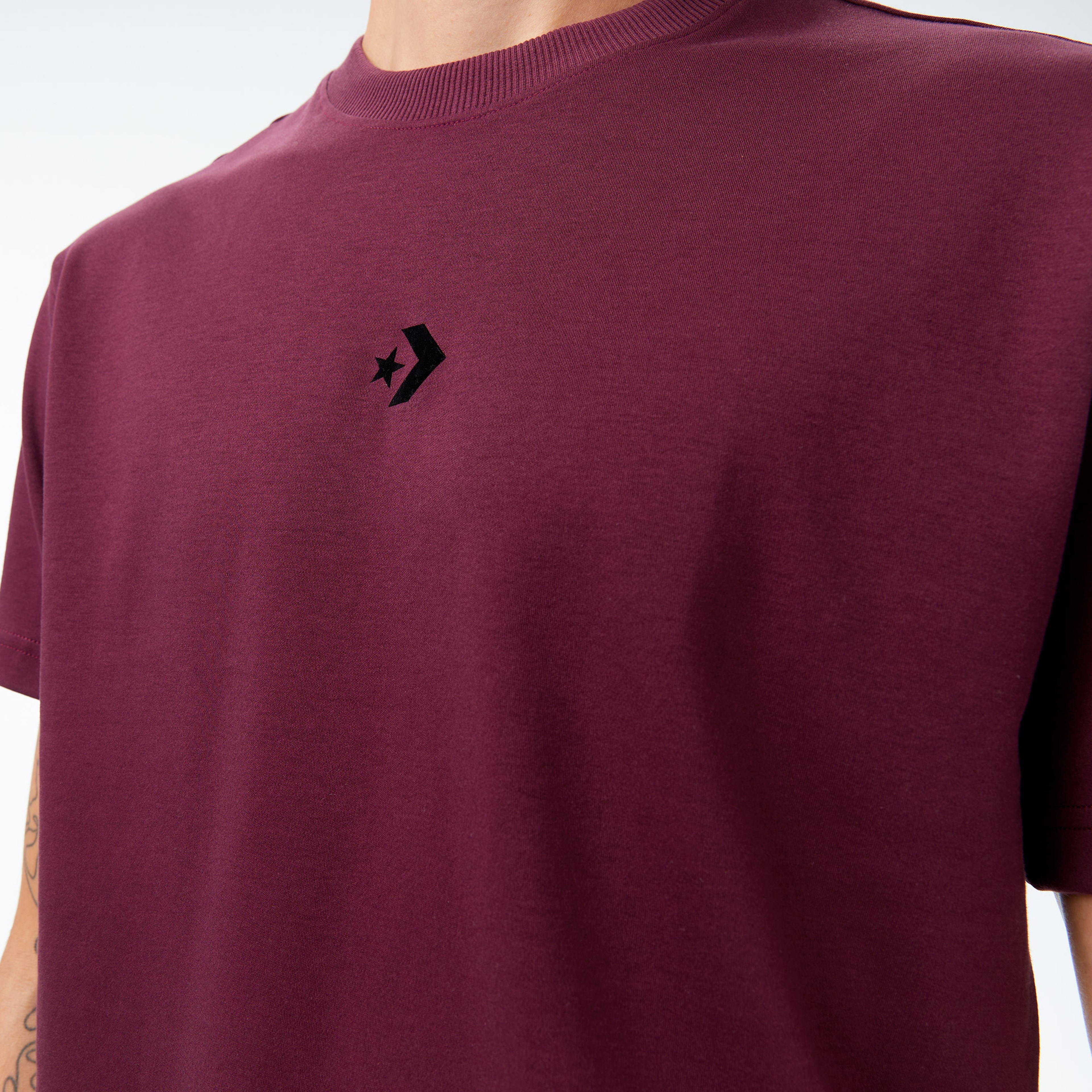 Converse Erkek Bordo T Shirt