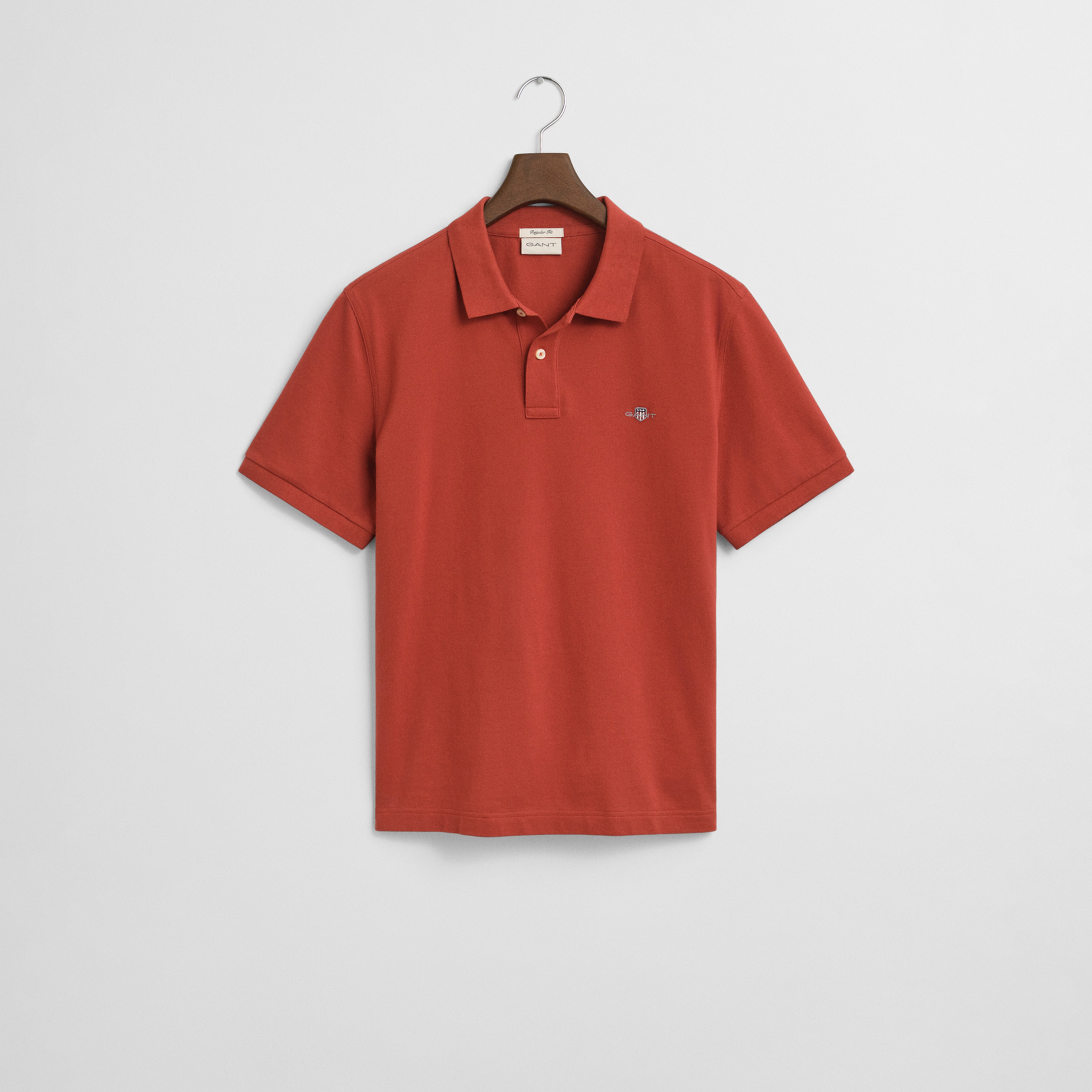 GANT Erkek Turuncu Regular Fit Polo