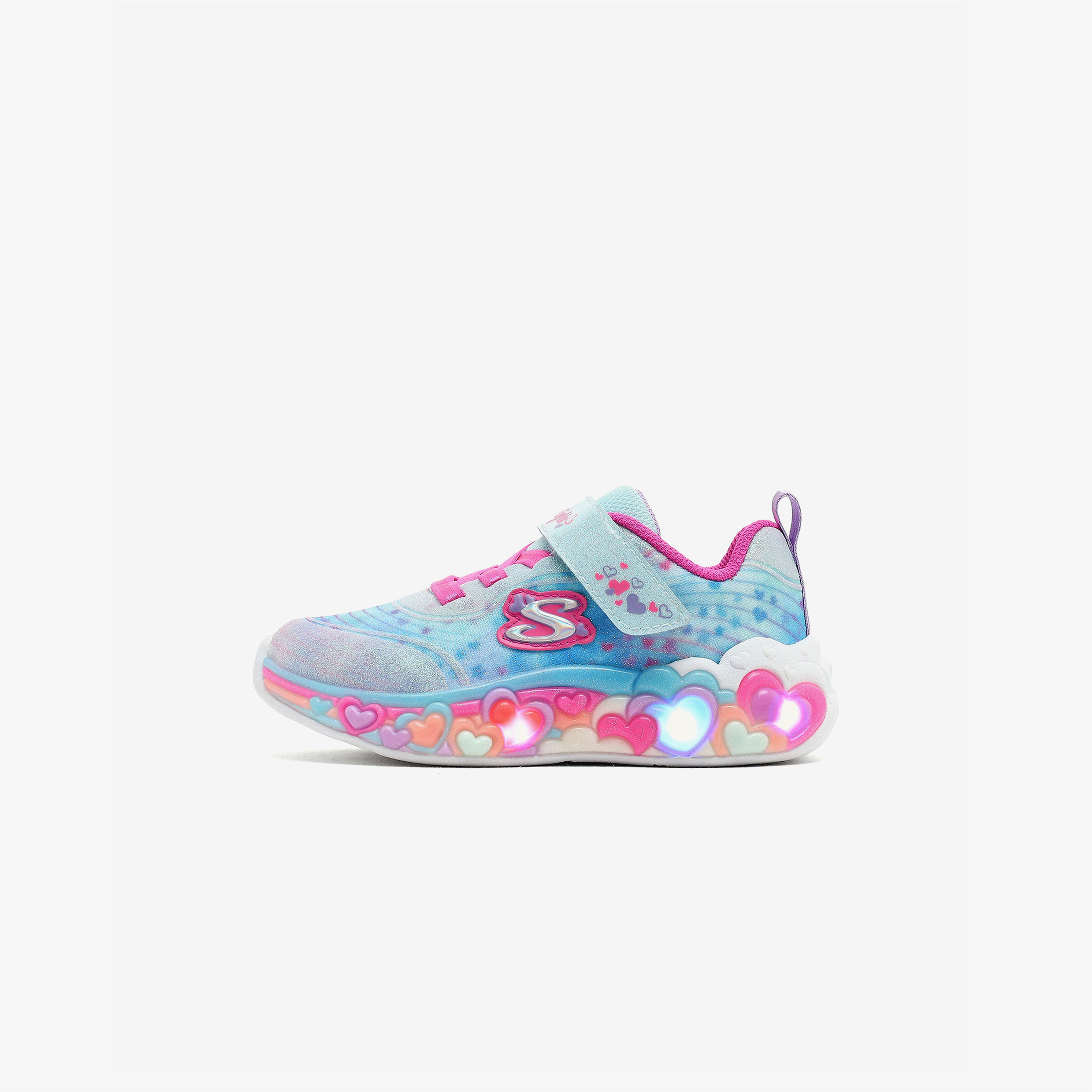 Skechers Eternal Heart Lights Bebek Mavi Işıklı Spor Ayakkabı