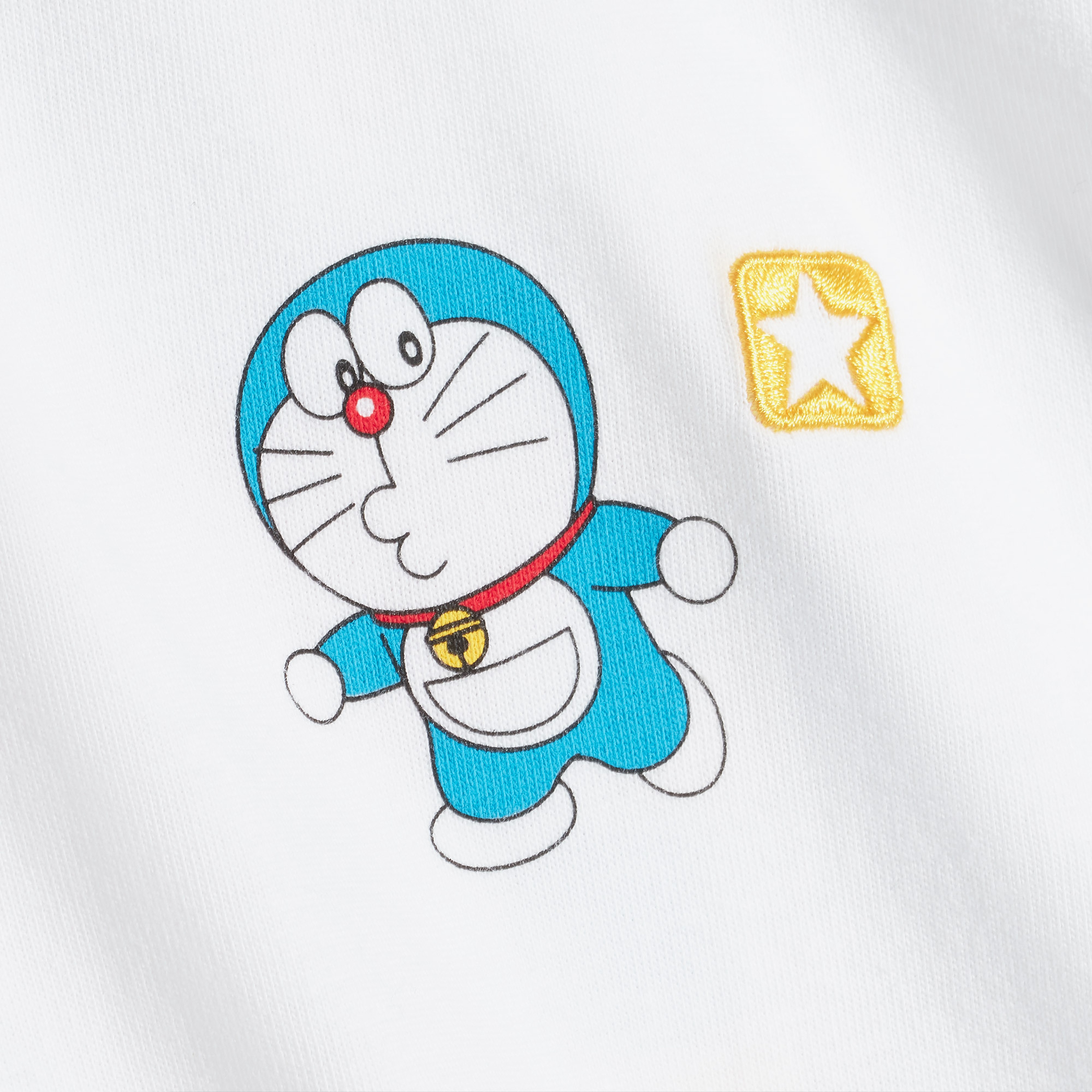 Converse X Doraemon Unisex Beyaz T-Shirt