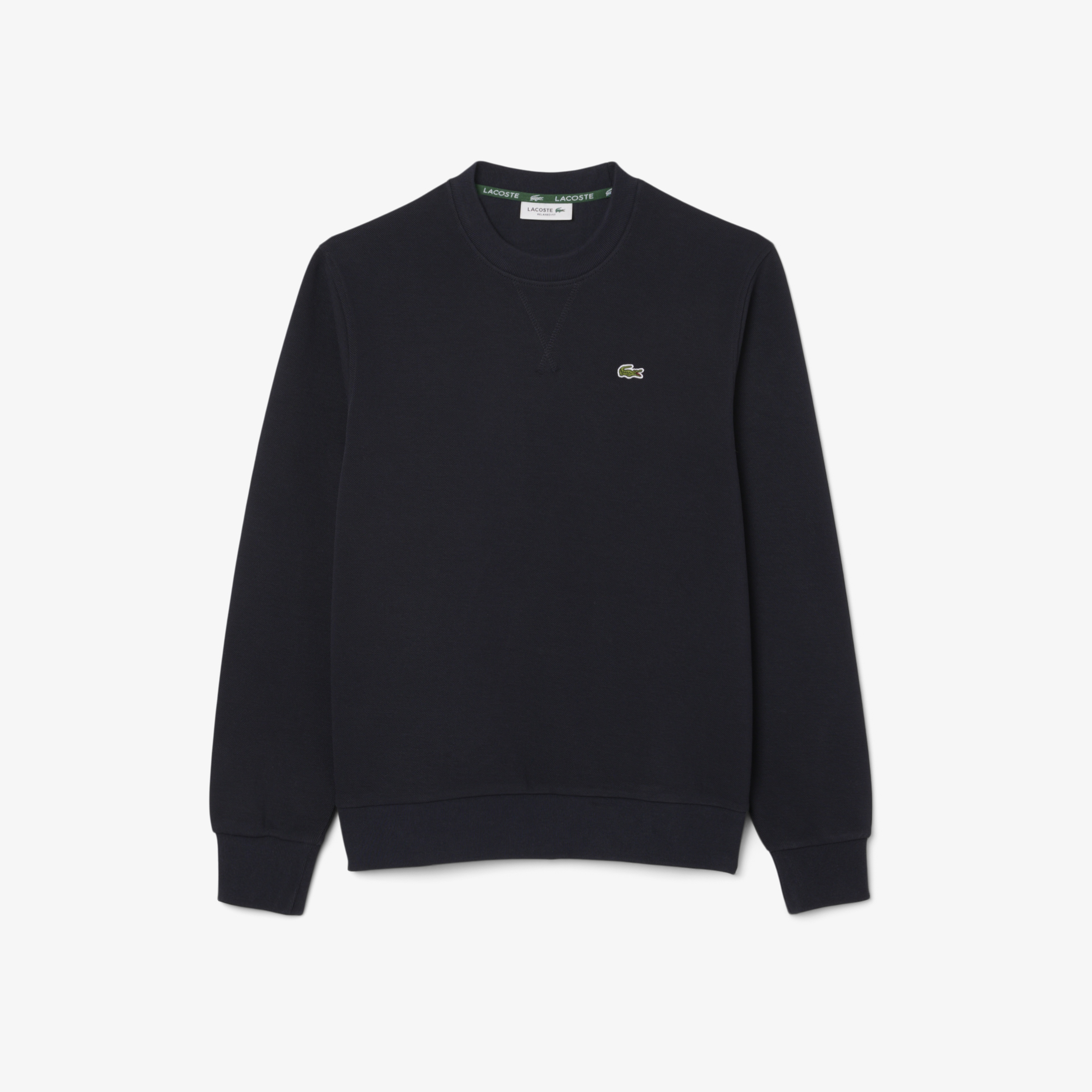 Kadın Relaxed Fit Bisiklet Yaka Lacivert Sweatshirt