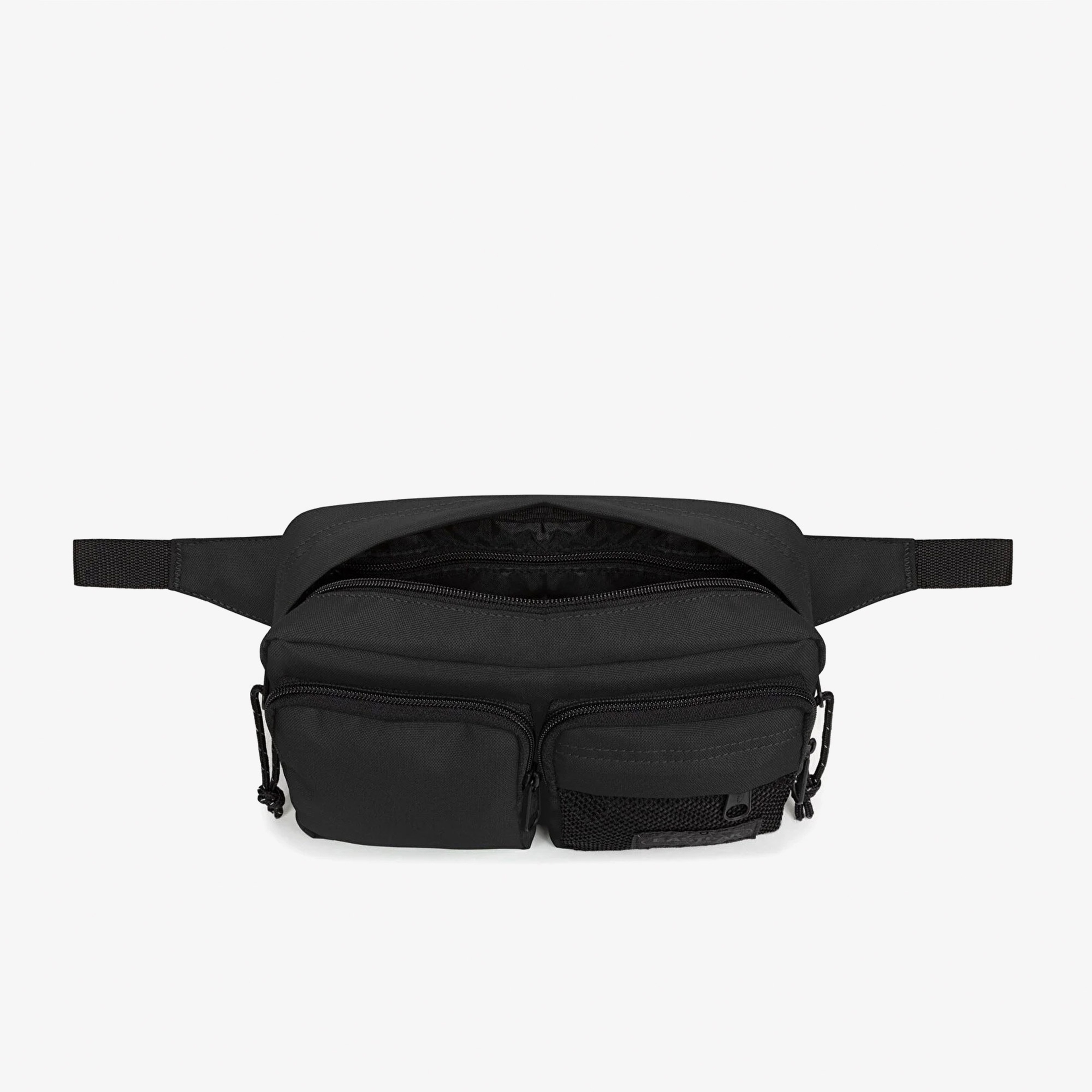 Eatspak Double Crossbody Siyah Bel Çantası