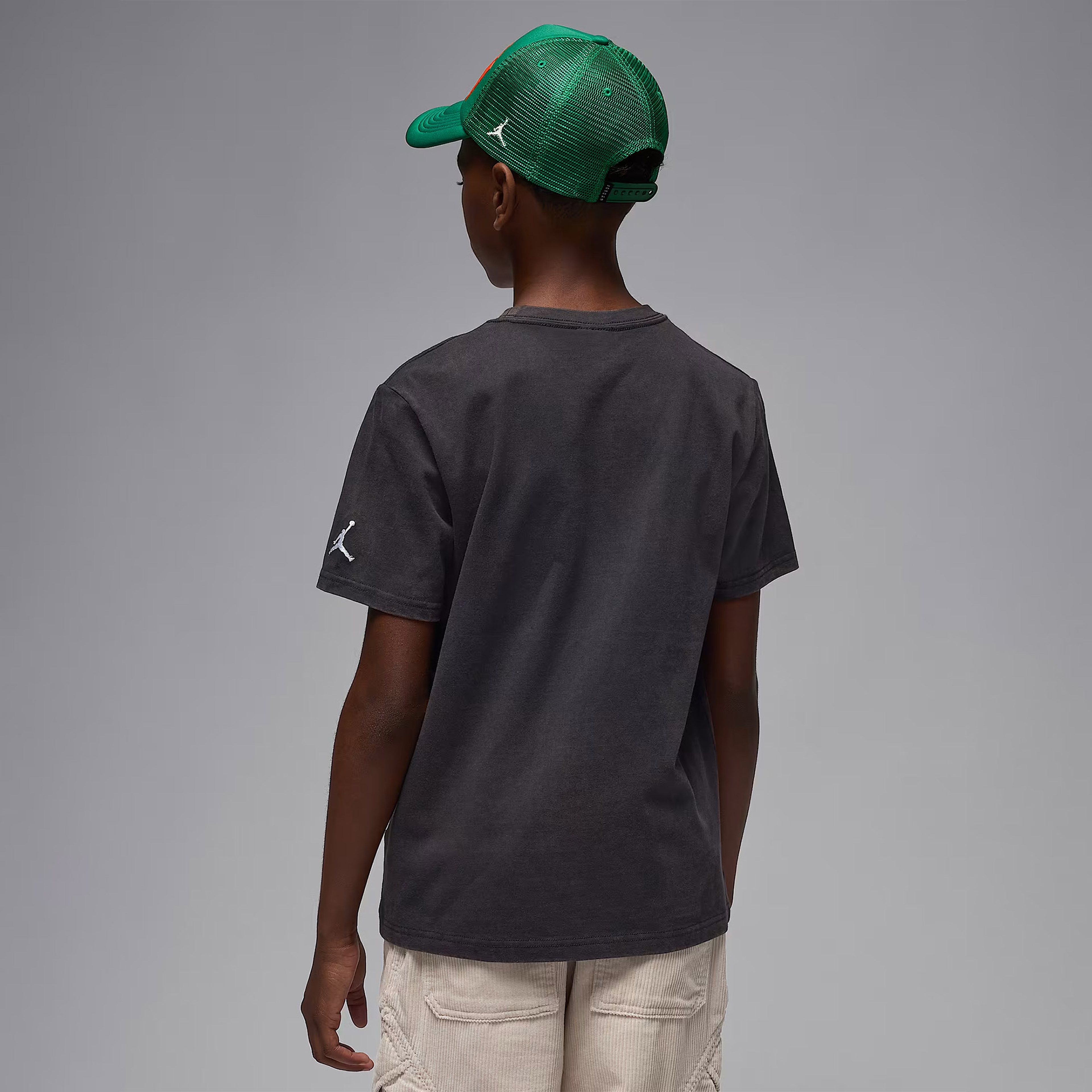 Jordan Throwback Slam Çocuk Siyah T-Shirt