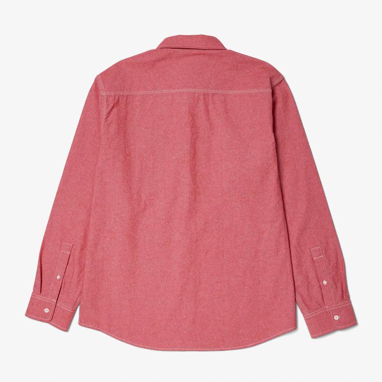 Huf Total Eclipse Chambray Erkek Kırmızı Gömlek