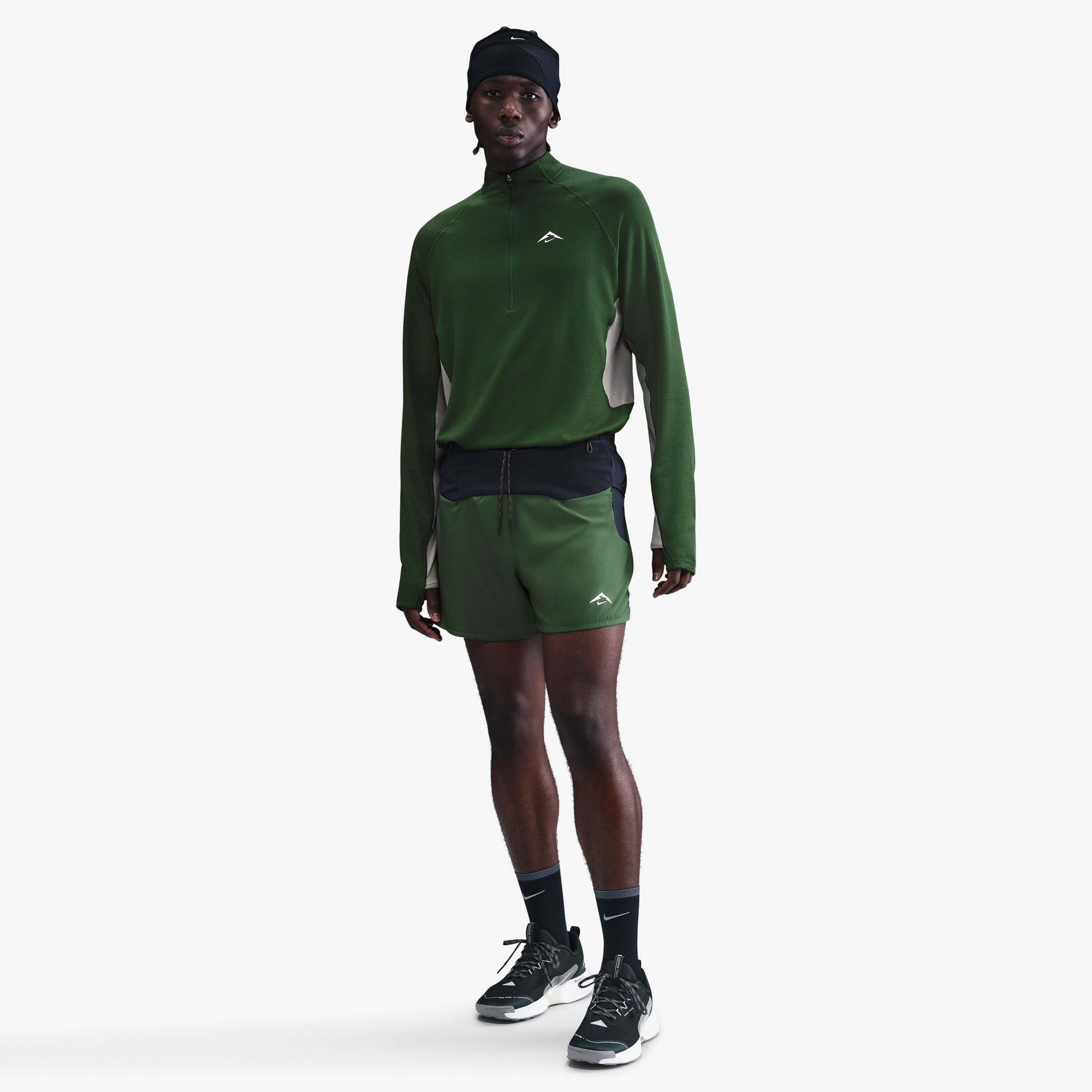 Nike Trail Second Sunrise Erkek Yeşil Koşu Şortu