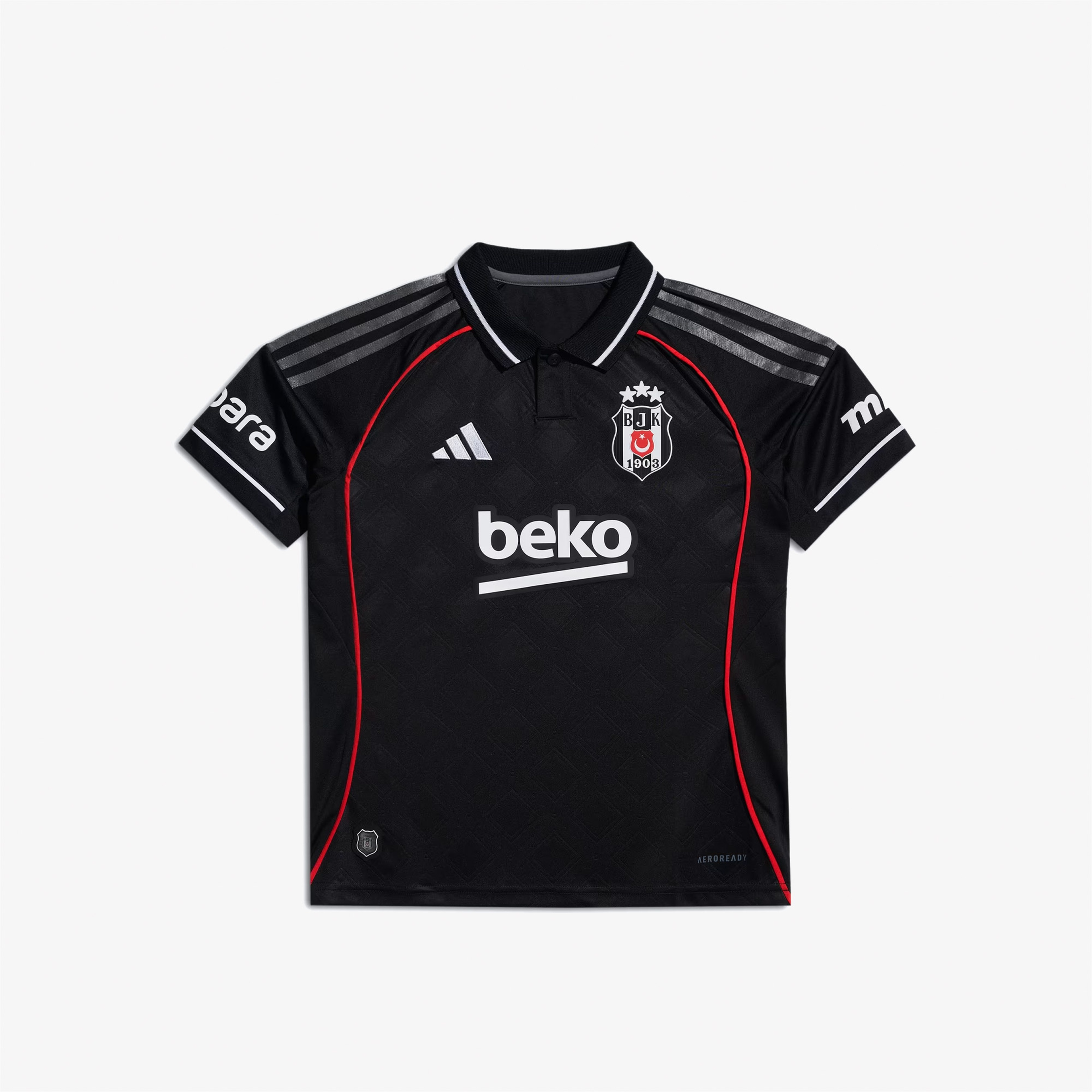 adidas Beşiktaş 25-26 Üçüncü Çocuk Siyah Futbol Forması