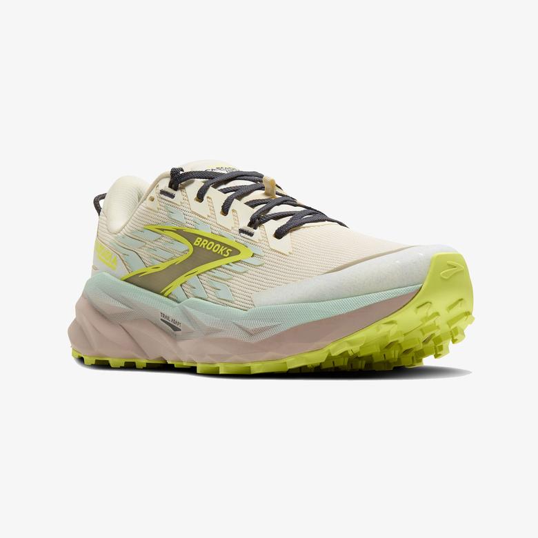 Brooks Cascadia 19 Kadın Bej Koşu Ayakkabısı