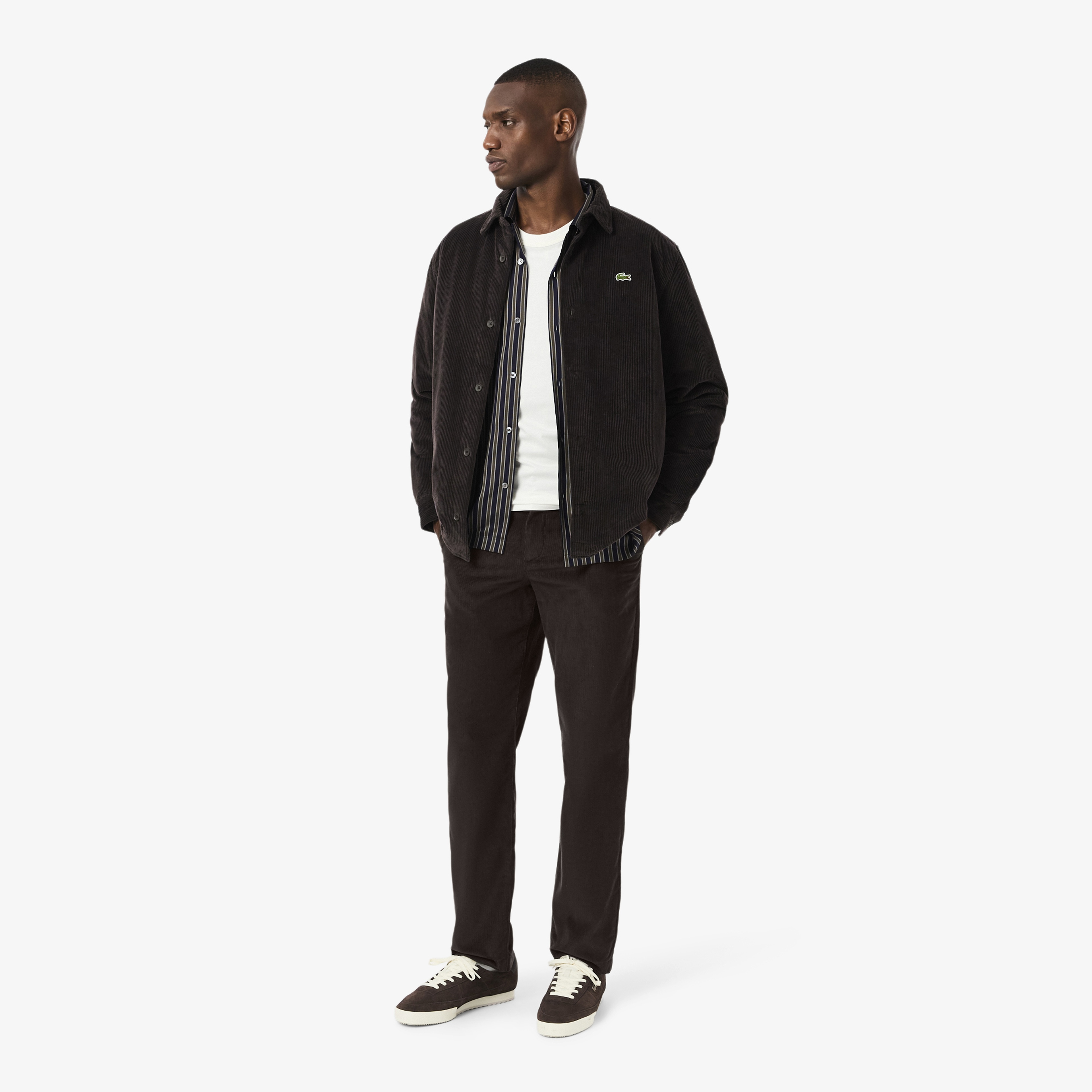 Erkek Regular Fit Chino Kahverengi Pantolon