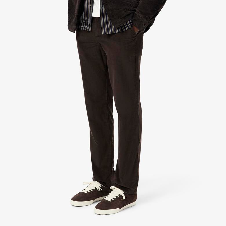 Erkek Regular Fit Chino Kahverengi Pantolon