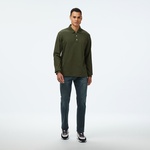 Nautica Erkek Yeşil Classic Fit Uzun Kollu Polo