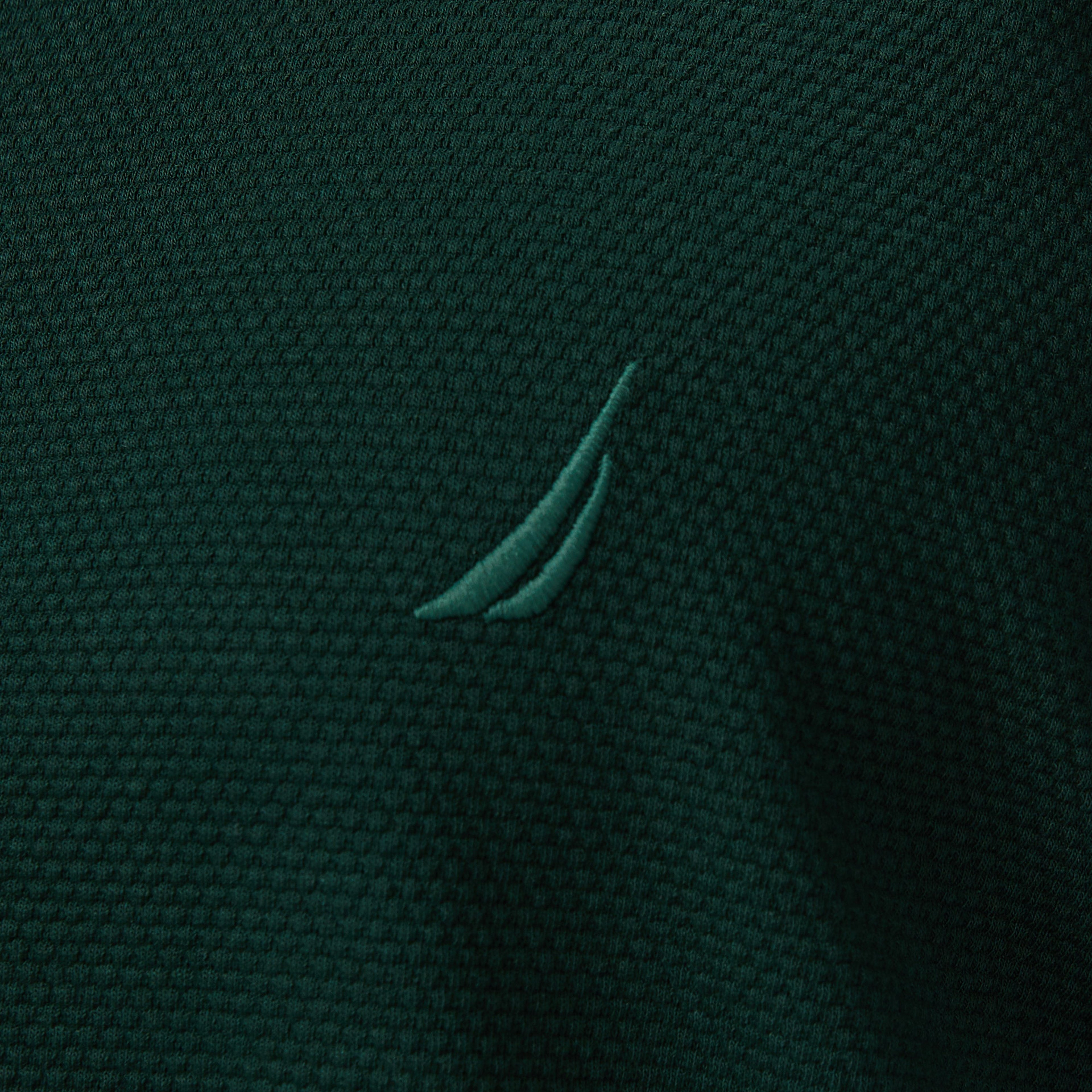 Nautica Erkek Yeşil Classic Fit Uzun Kollu Polo Yaka T-Shirt