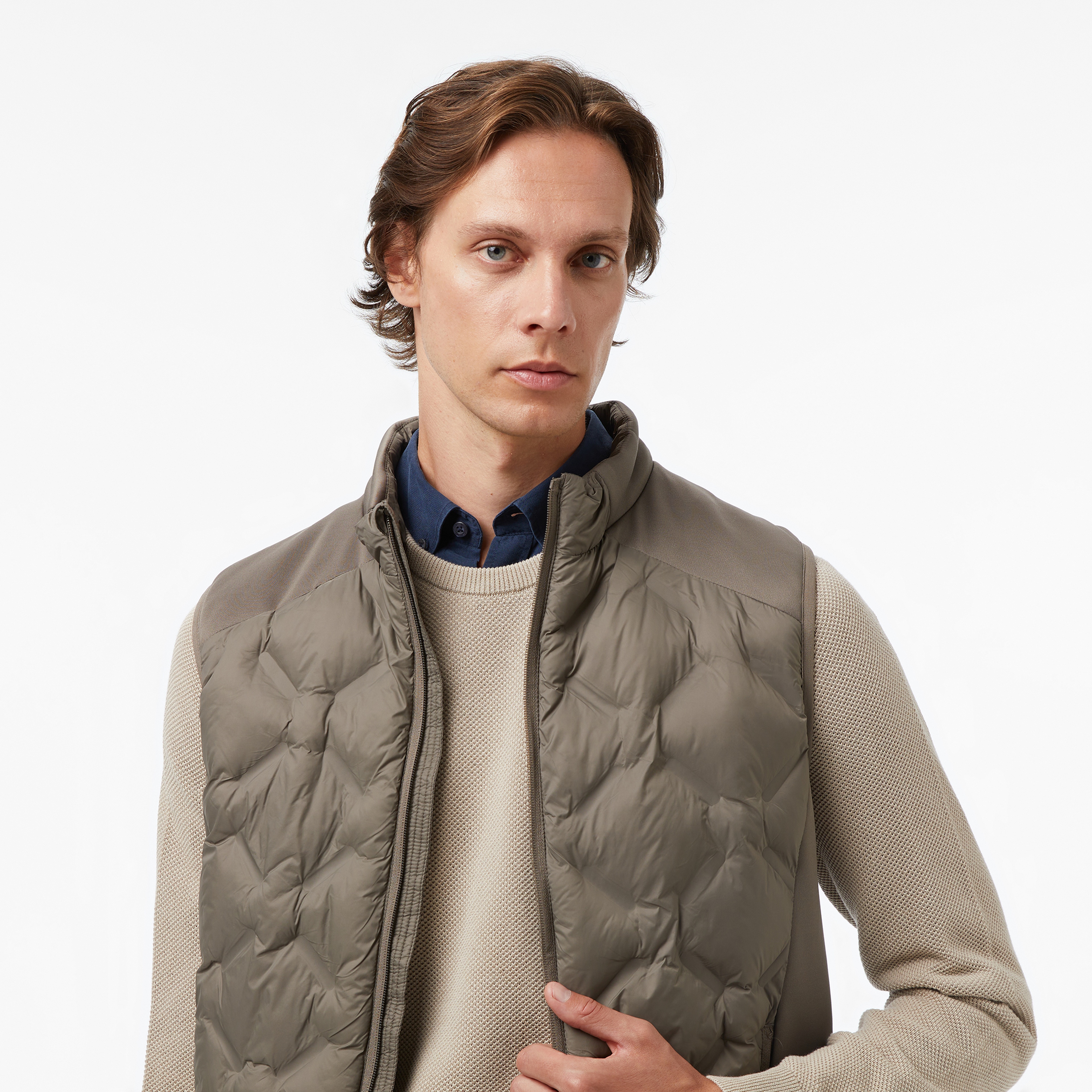 Nautica Erkek Kahverengi Regular Fit Yelek