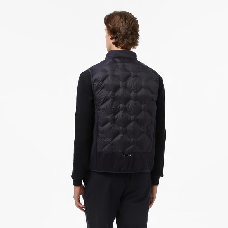 Nautica Erkek Siyah Regular Fit Yelek