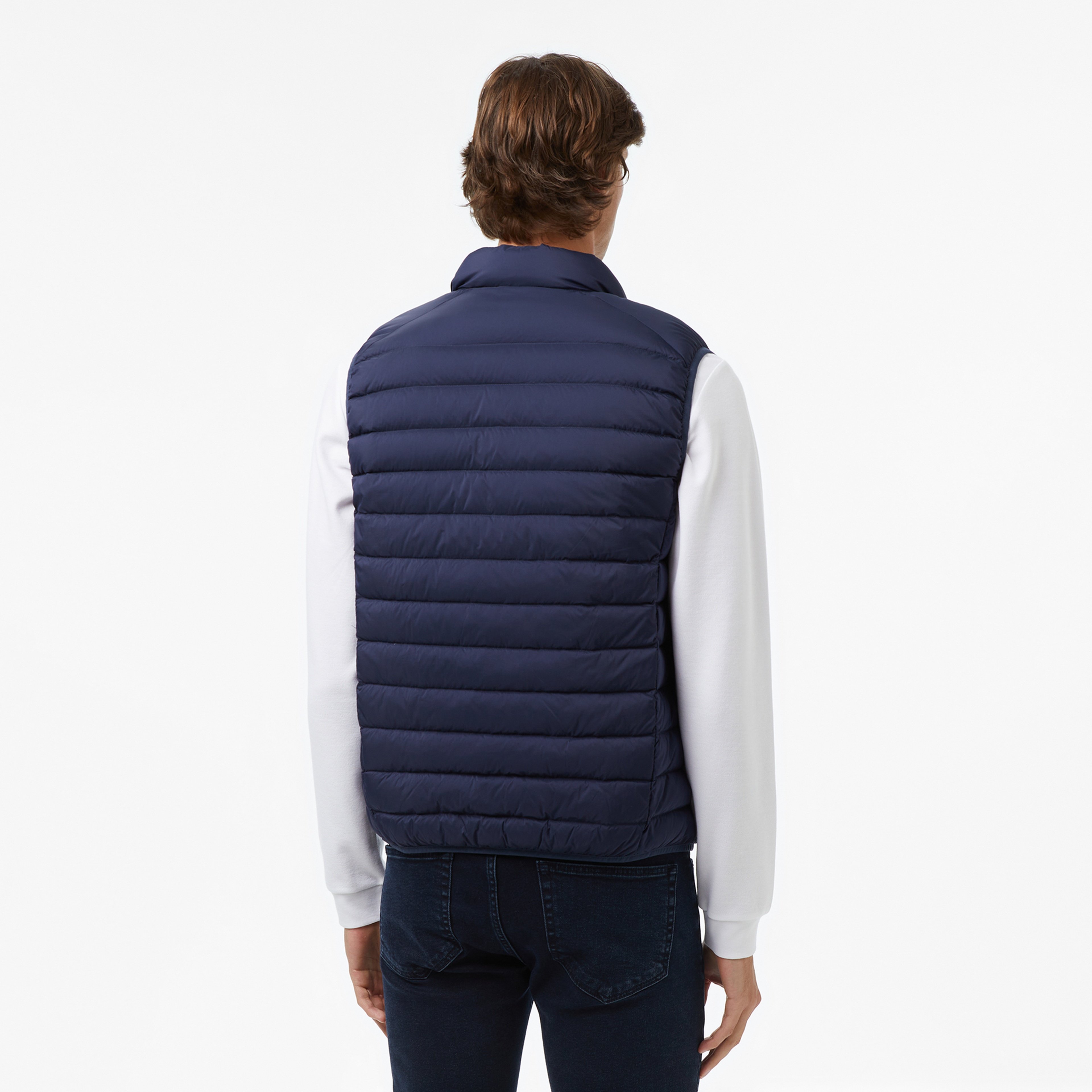 Nautica Erkek Lacivert Regular Fit Su İtici Kaz Tüyü Yelek