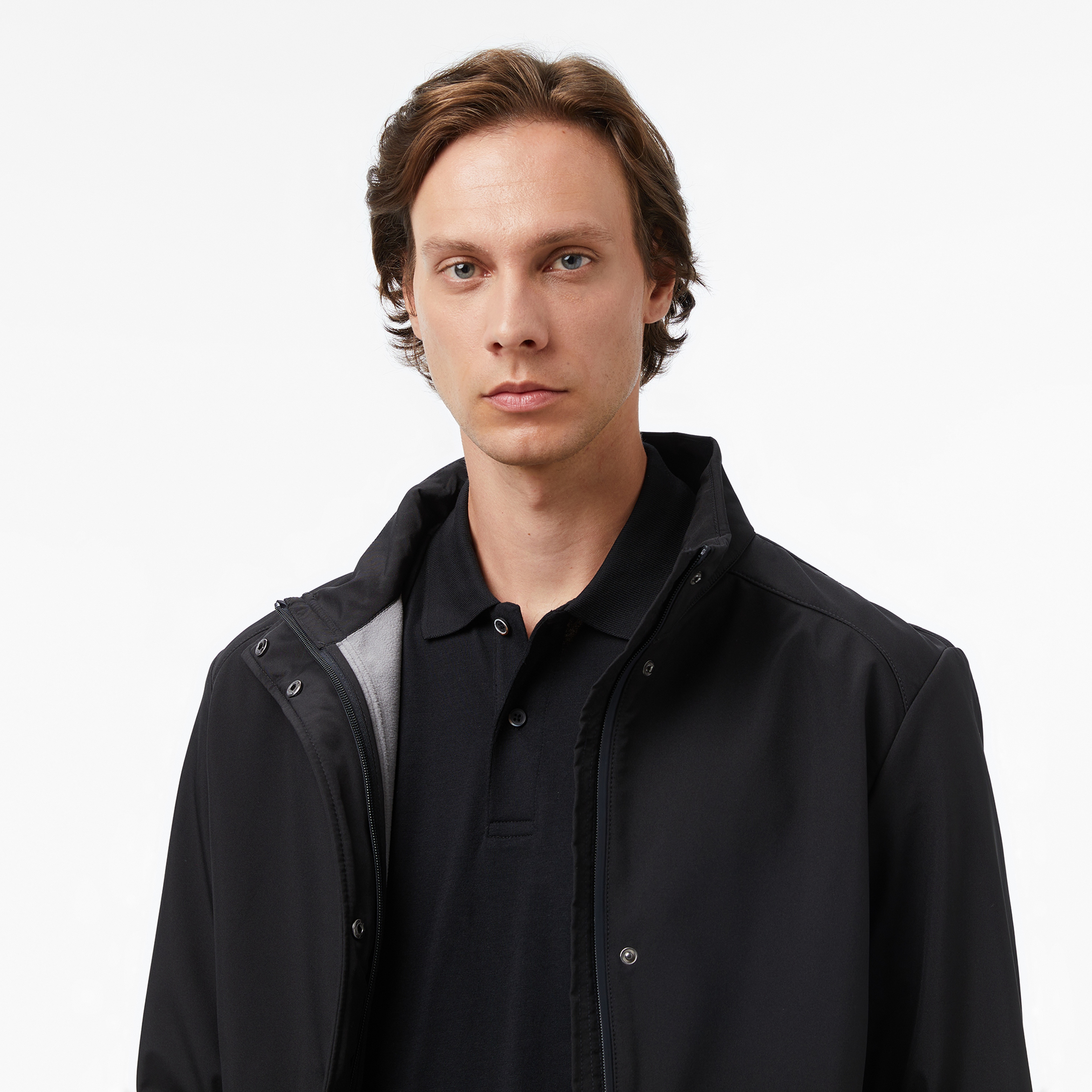 Nautica Erkek Siyah Regular Fit Mont