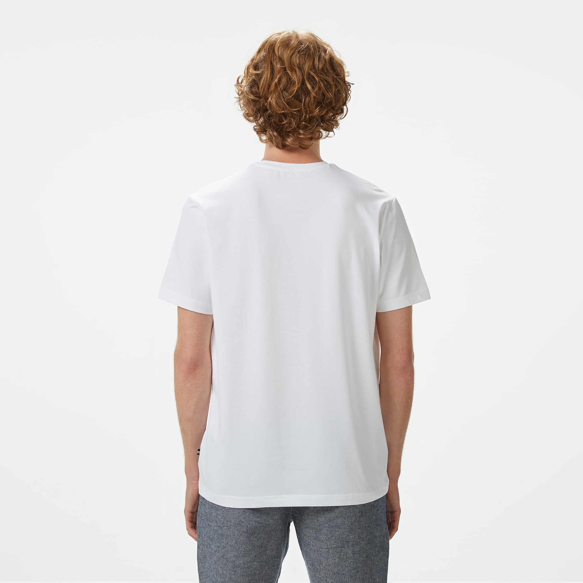 Nautica Erkek Beyaz Classic Fit T-Shirt