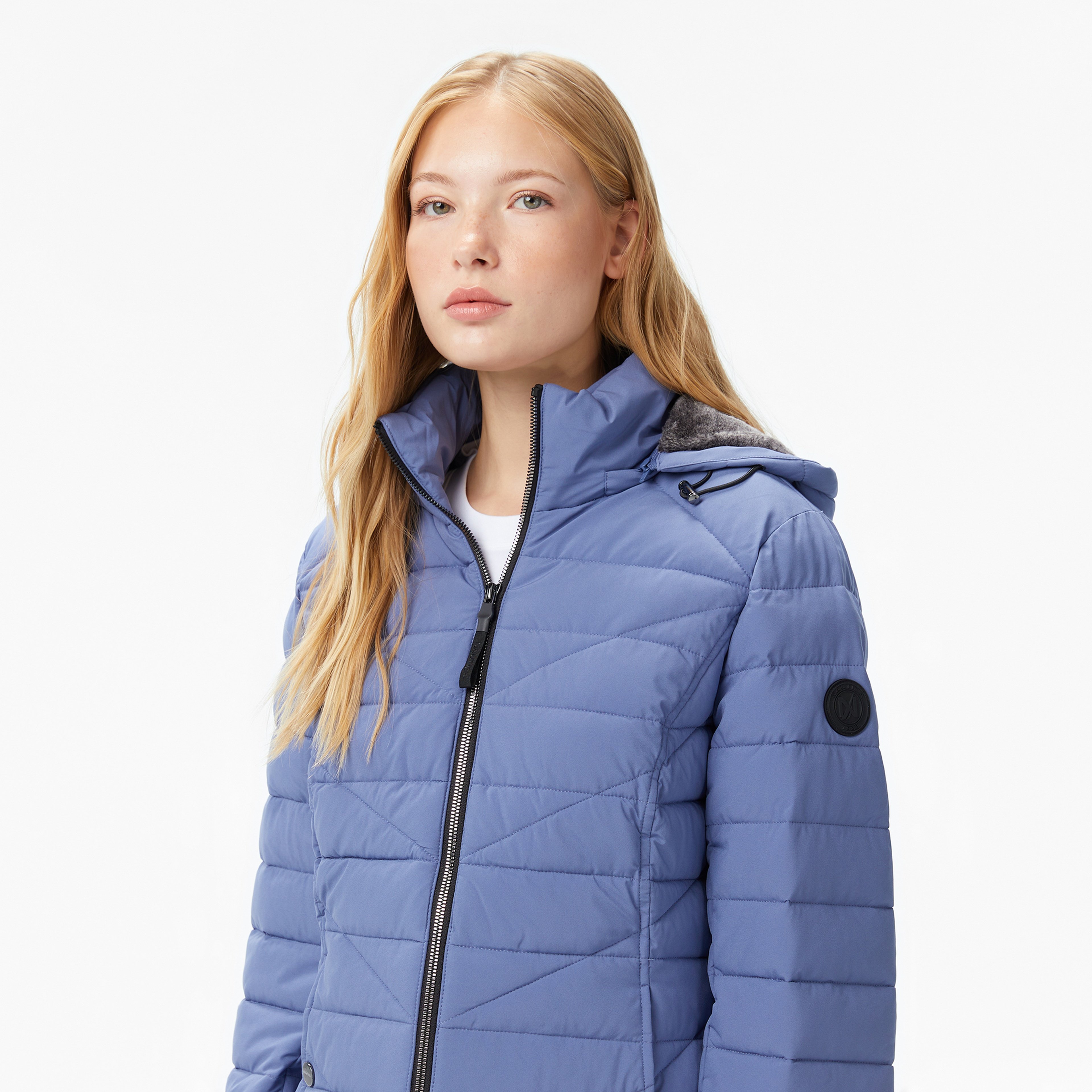 Nautica Kadın Mavi Regular Fit Mont