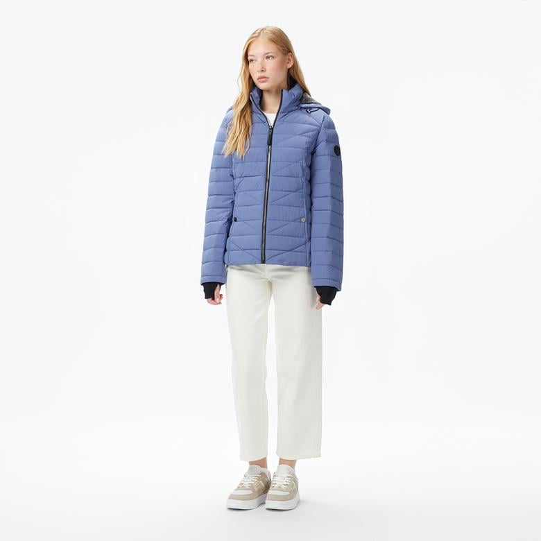 Nautica Kadın Mavi Regular Fit Mont