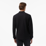 Nautica Classic Fit Erkek Uzun Kollu Polo Yaka Siyah T-shirt