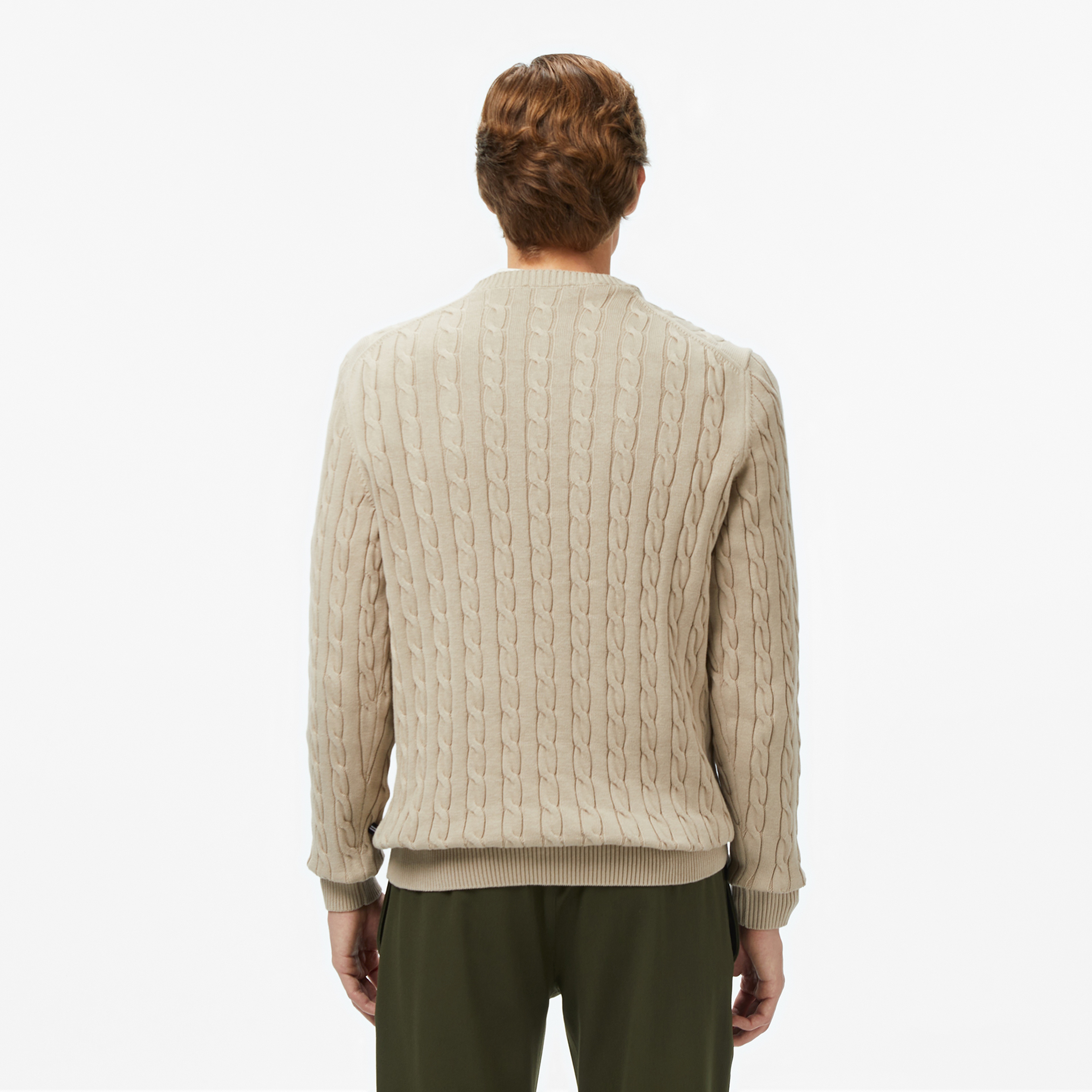 Nautica Erkek Bej Classic Fit Kazak