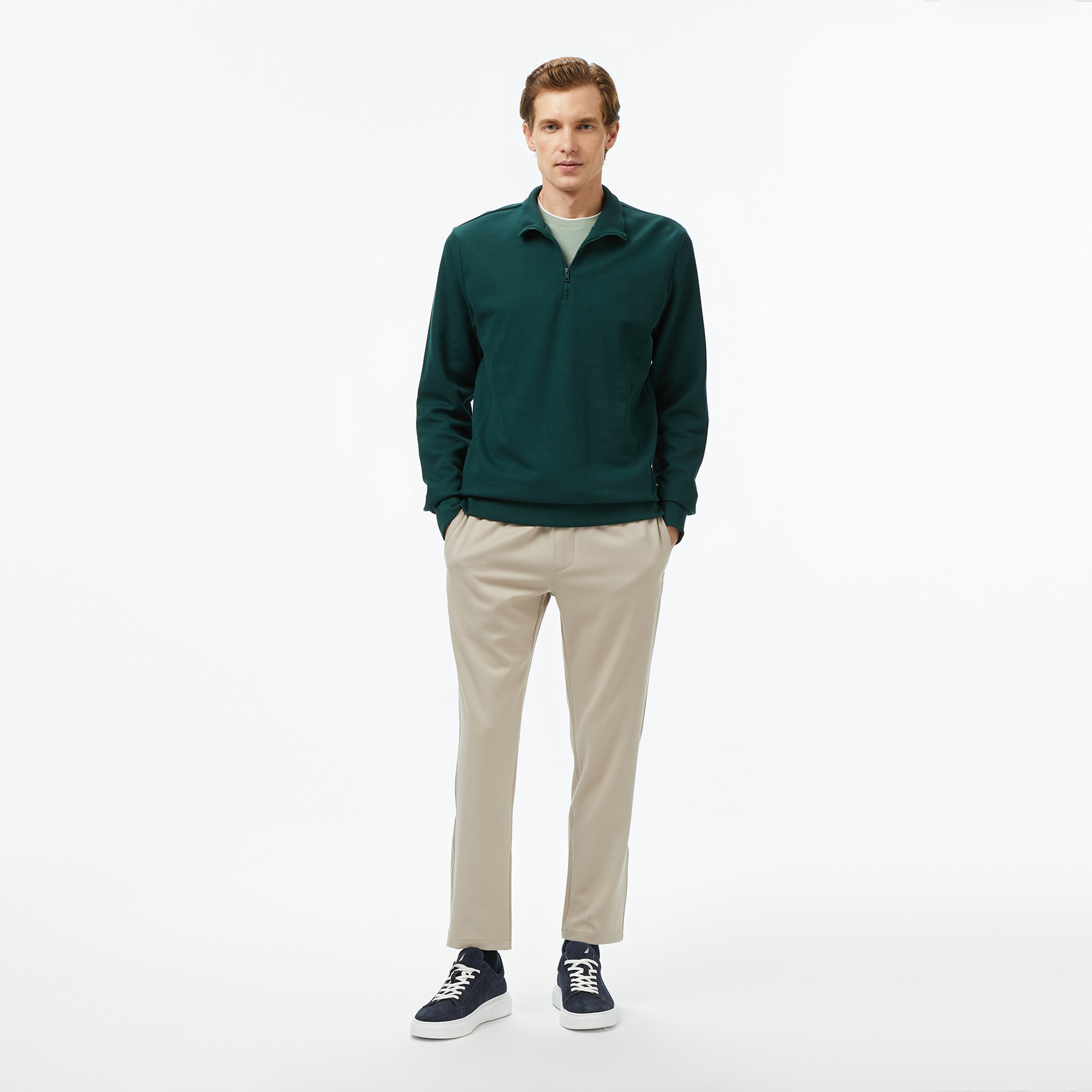 Nautica Erkek Bej Jogger Fit Pantolon