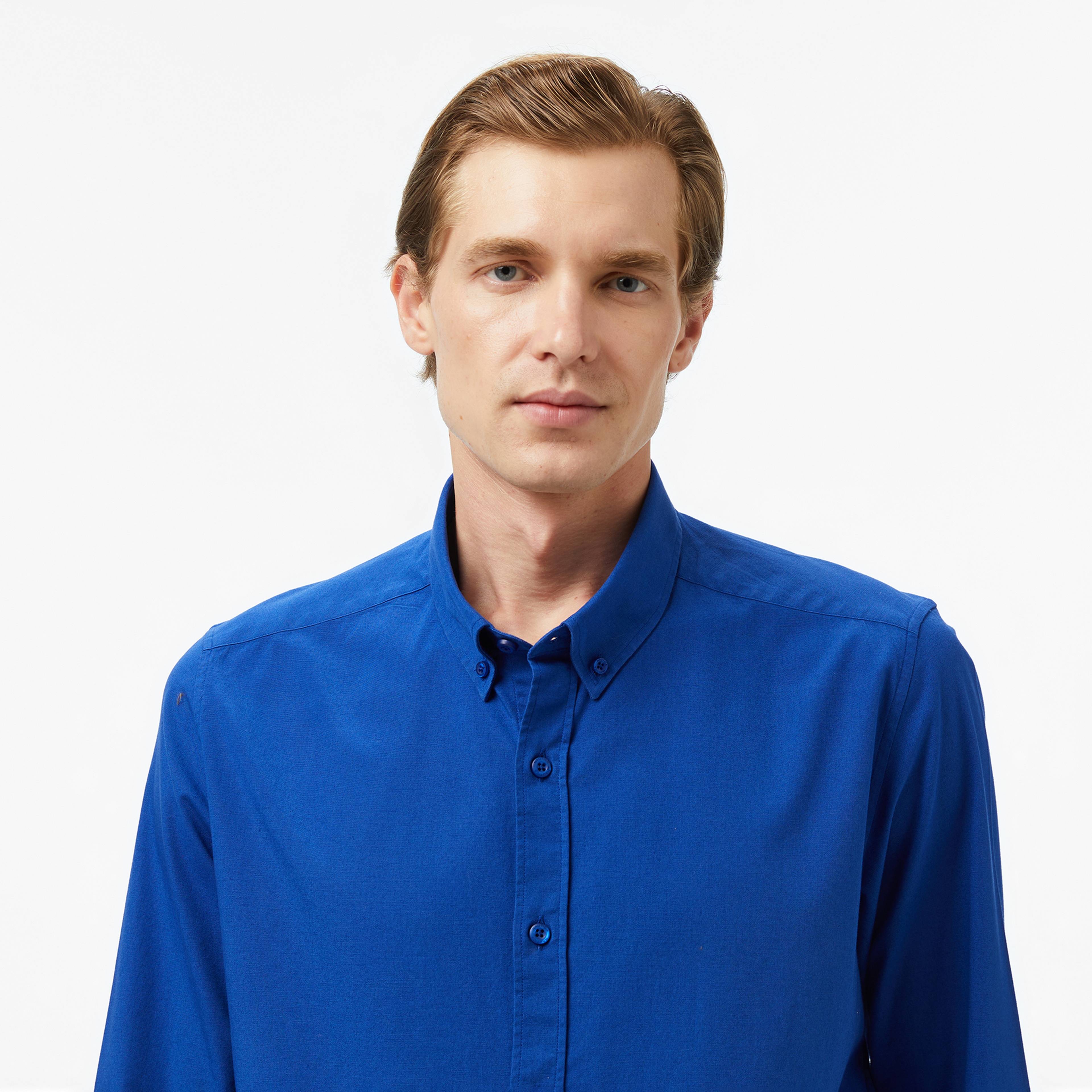 Nautica Erkek Mavi Classic Fit Gömlek