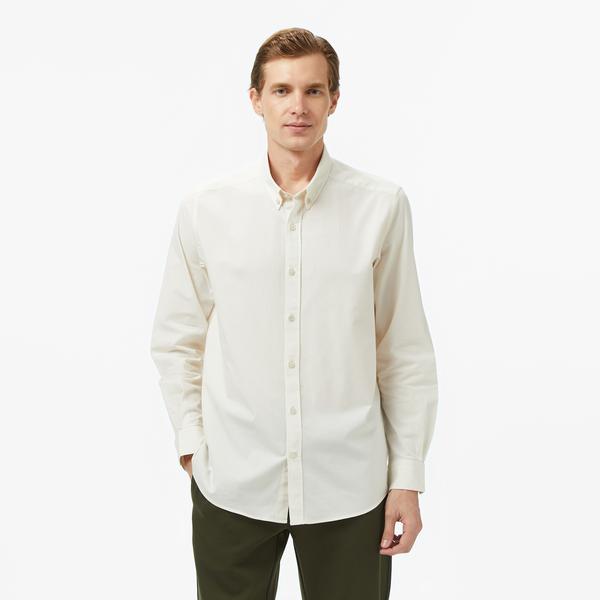 Nautica Erkek Krem Classic Fit Gömlek