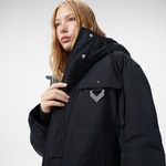 Converse Kadın Siyah Şişme Mont