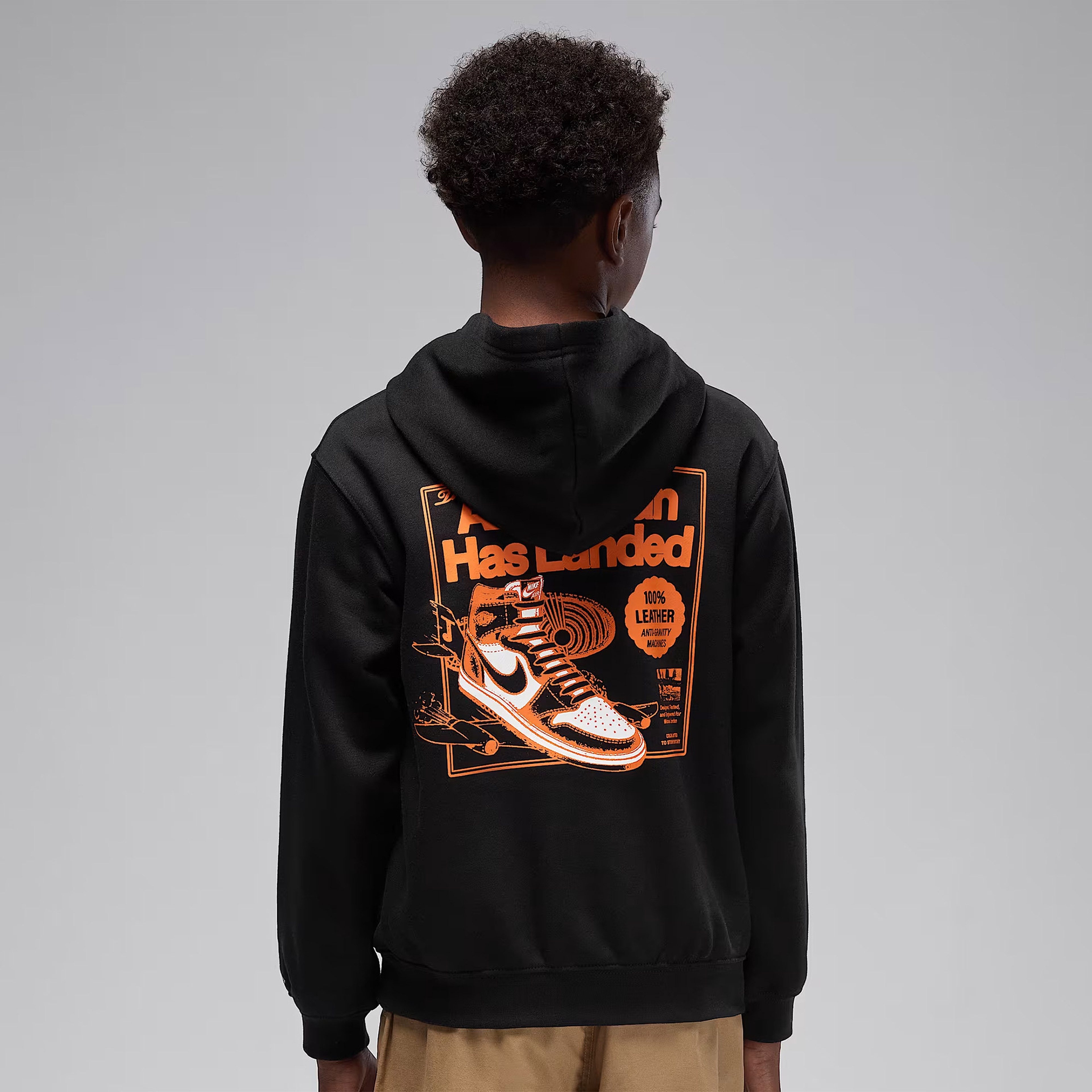 Jordan Air Has Landed Çocuk Siyah Sweatshirt