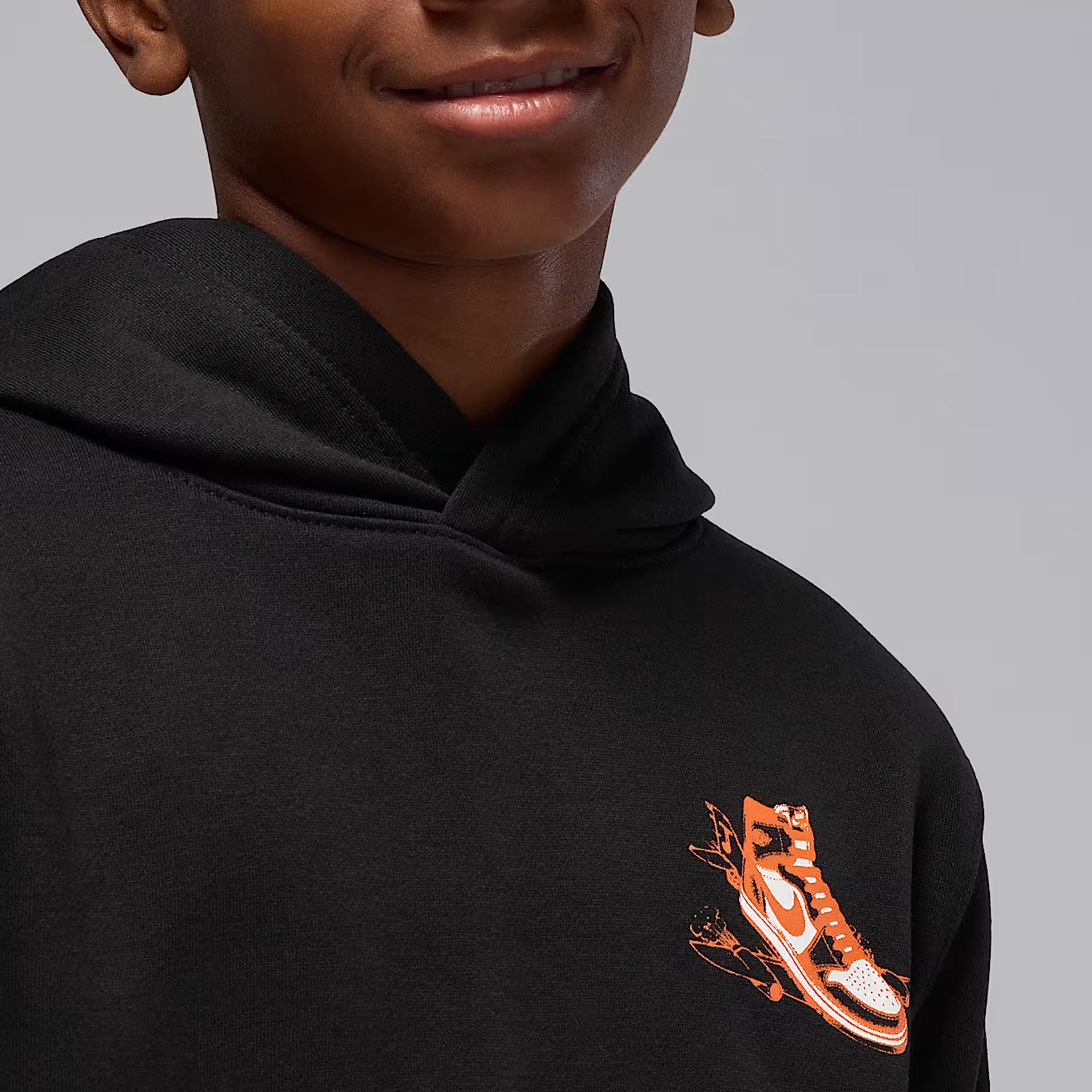 Jordan Air Has Landed Çocuk Siyah Sweatshirt