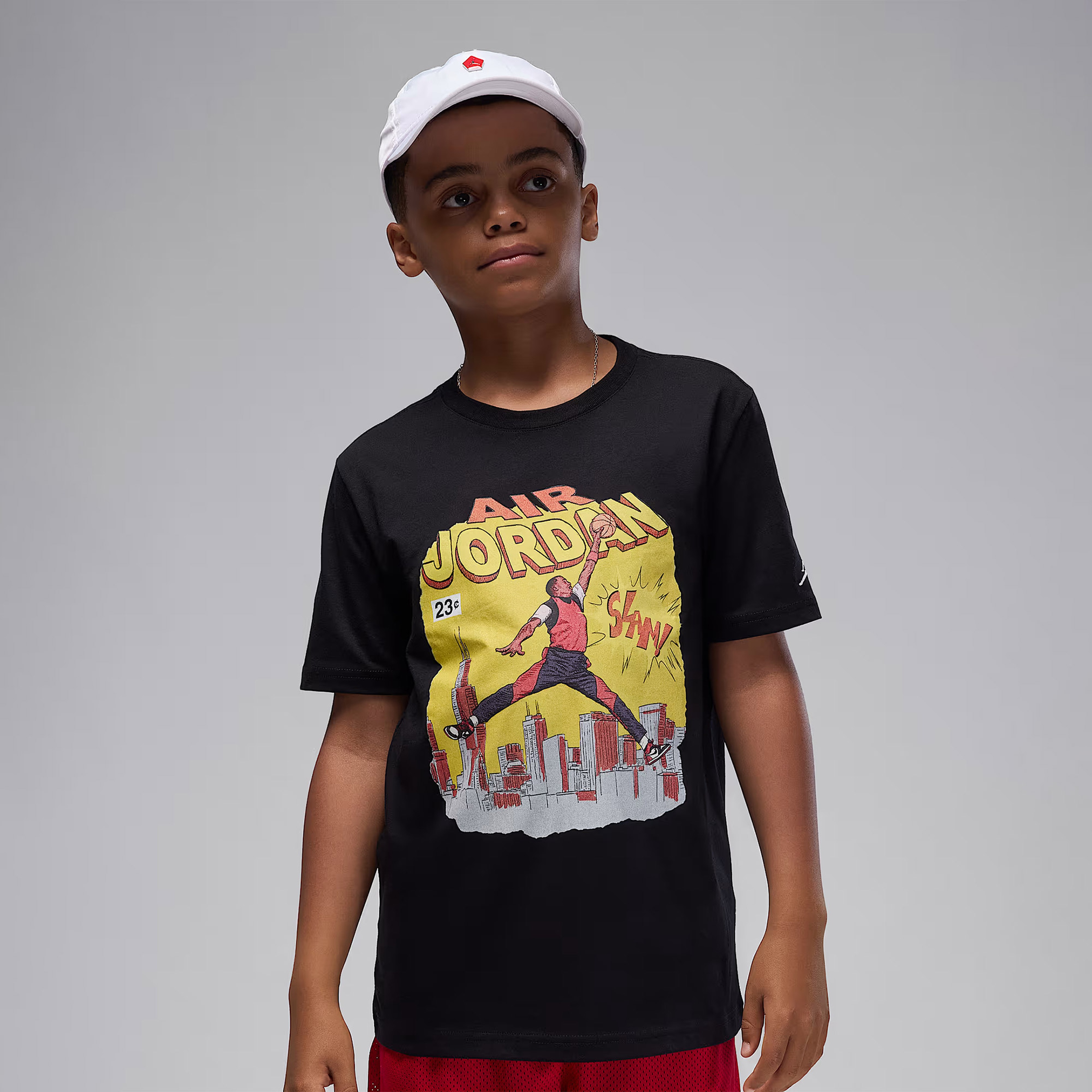 Jordan Dri-Fit Comic Slam Çocuk Siyah T-Shirt