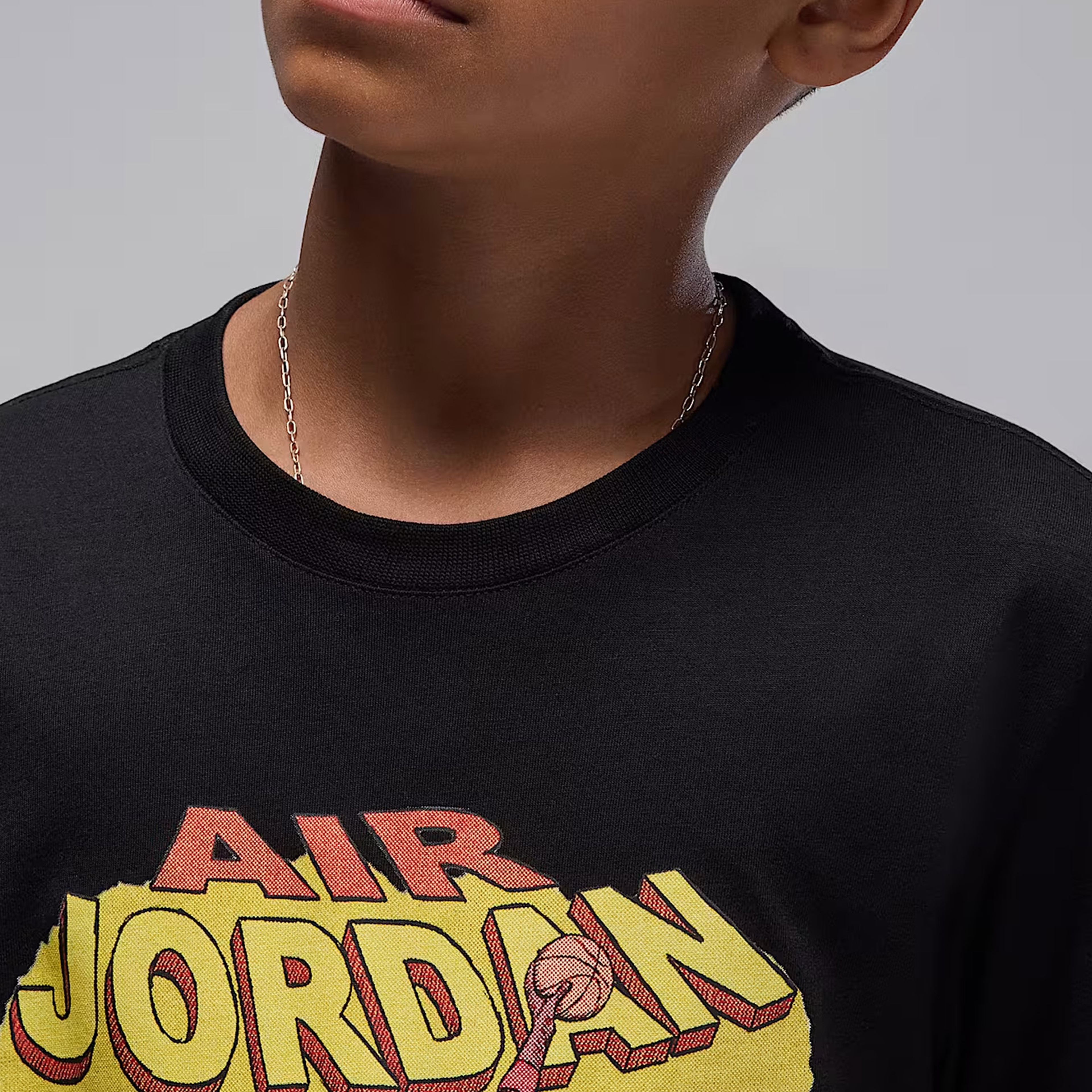 Jordan Dri-Fit Comic Slam Çocuk Siyah T-Shirt