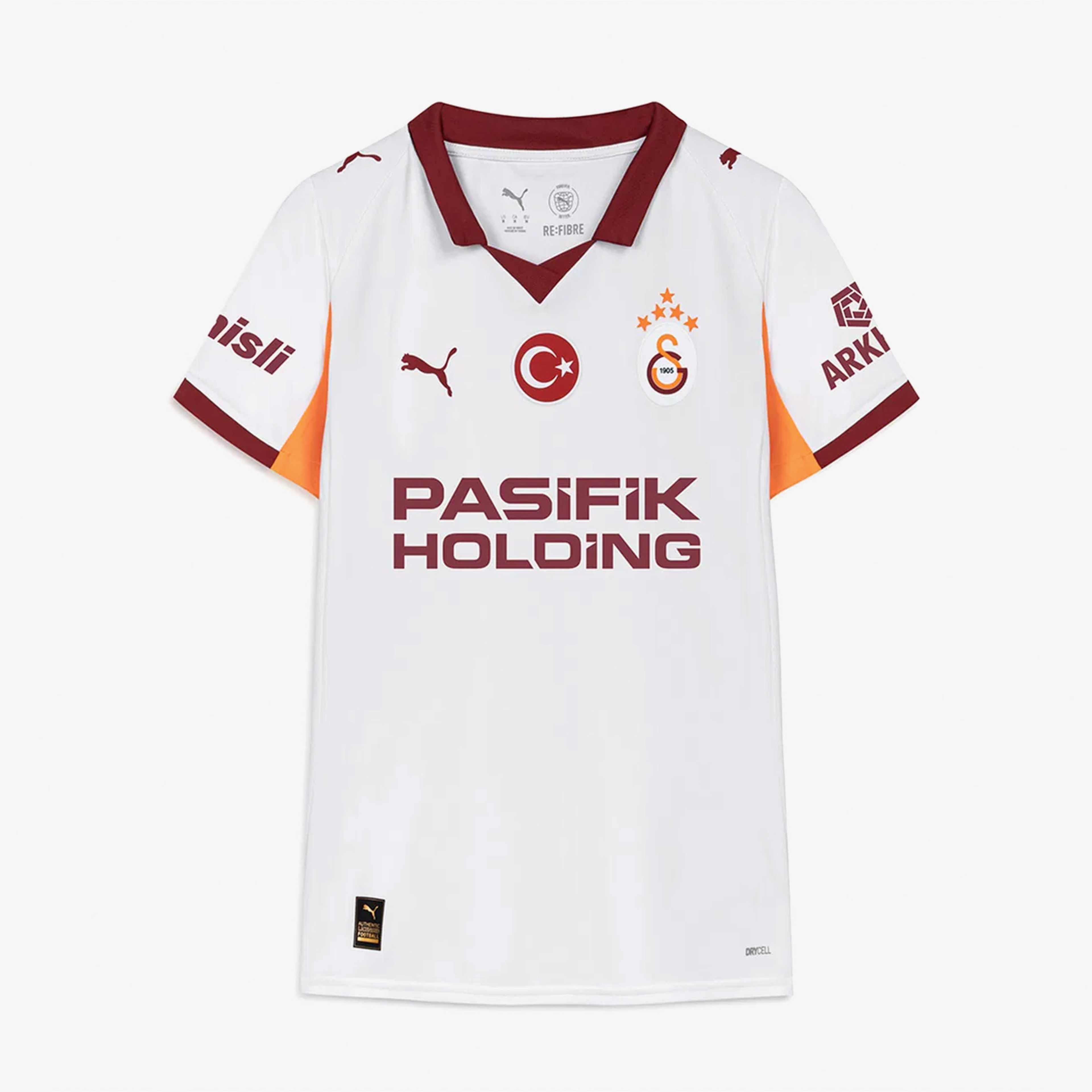 Puma Galatasaray S.K. 25-26 Kadın Beyaz Deplasman Futbol Forması