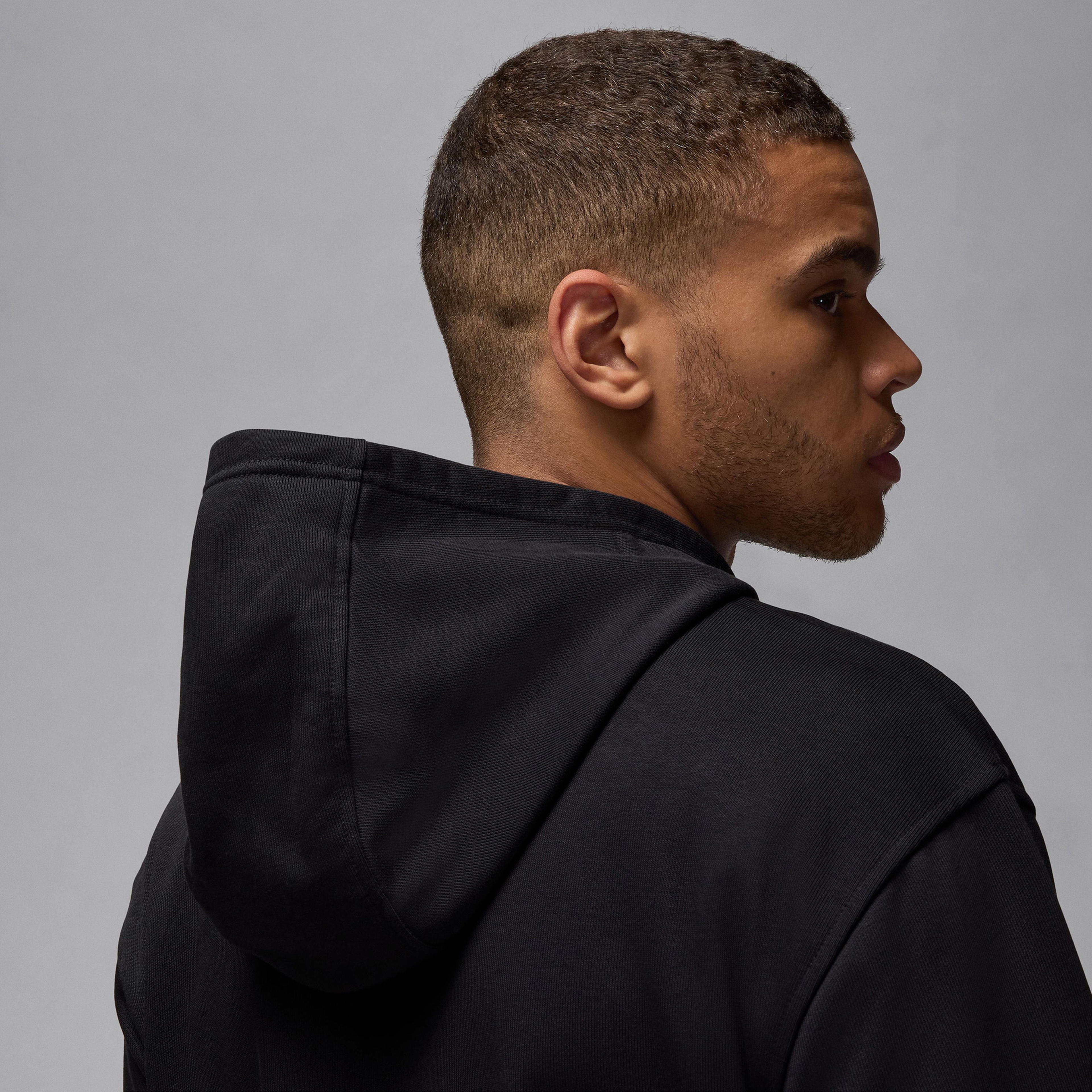 Jordan Dri-Fit Sport Crossover Fleece Erkek Siyah Sweatshirt