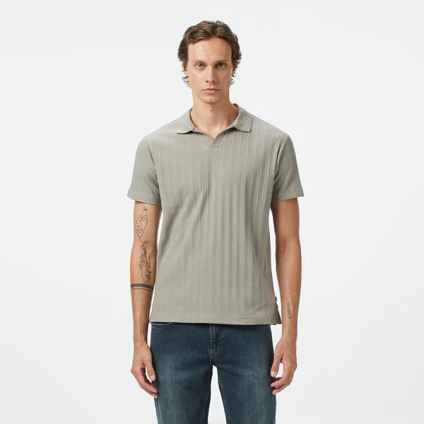 Nautica Erkek Yeşil Classic Fit Polo Yaka T-Shirt