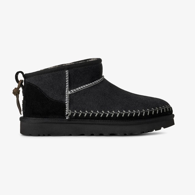 Ugg UGG Classic Ultra Mini Biarritz Kadın Siyah Bot Sneaker | Occasion Siyah - 2. görsel