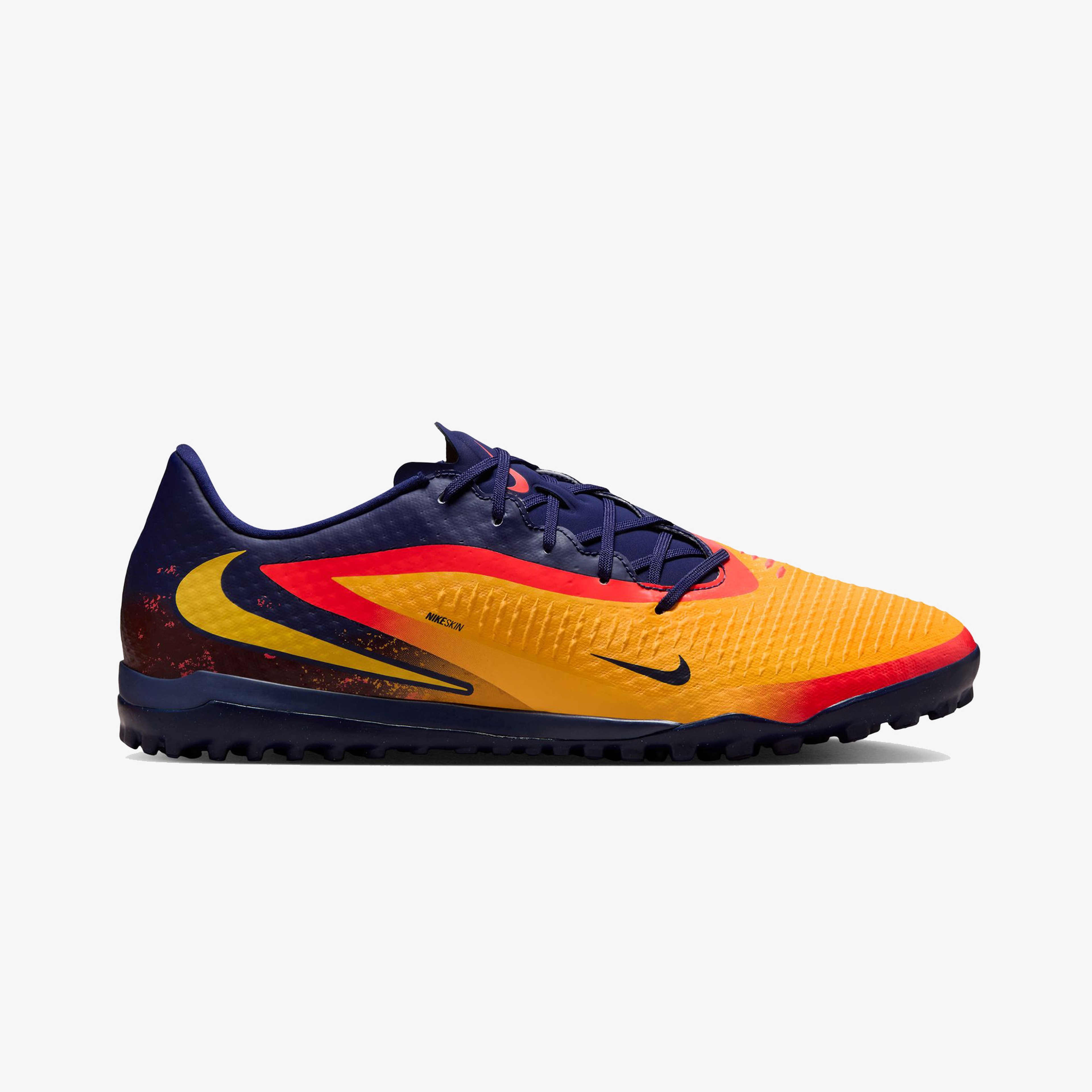 Nike Phantom 6 Low Acad Tf Eh Erkek Turuncu Halı Saha Kramponu
