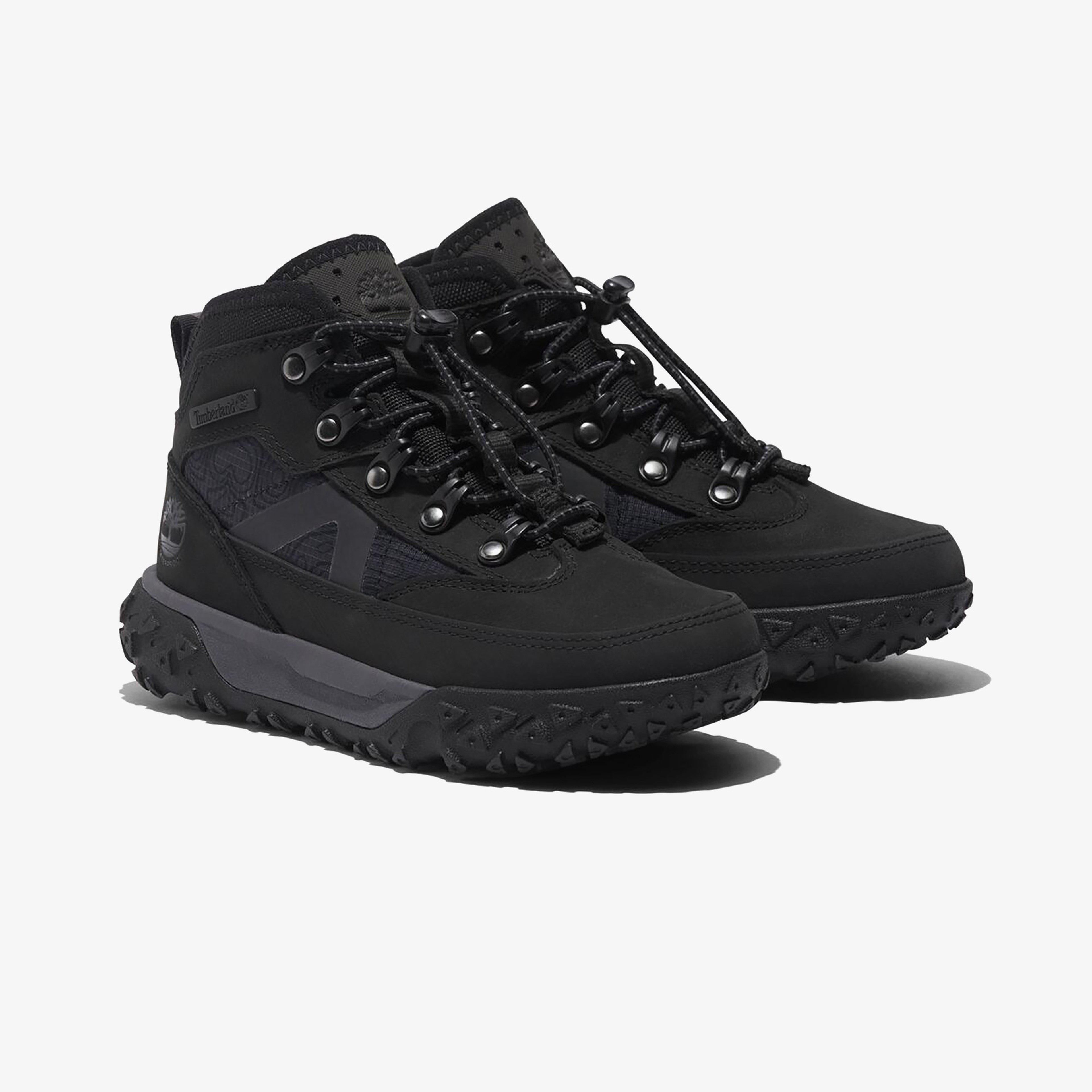 Timberland Greenstride Motion 6 Mid Bungee Waterpro Çocuk Siyah Bot