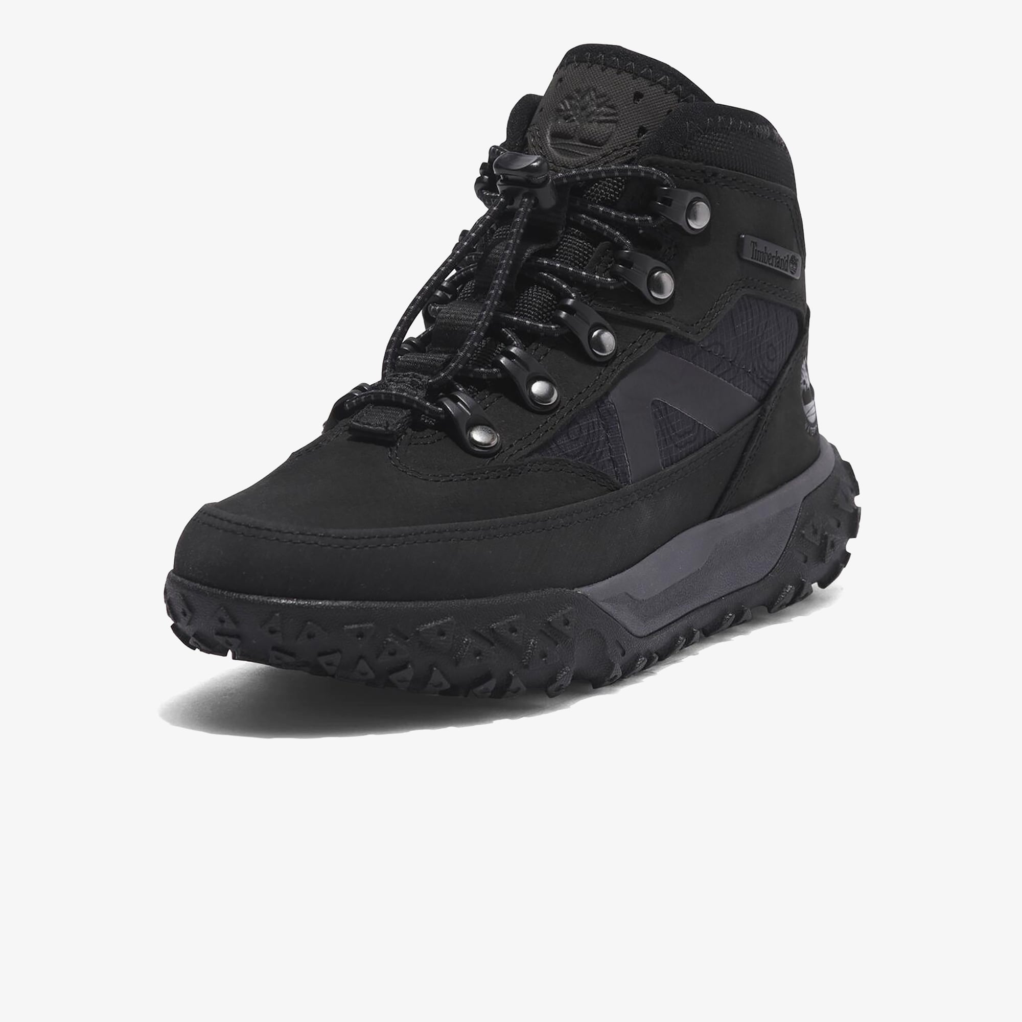 Timberland Greenstride Motion 6 Mid Bungee Waterpro Çocuk Siyah Bot
