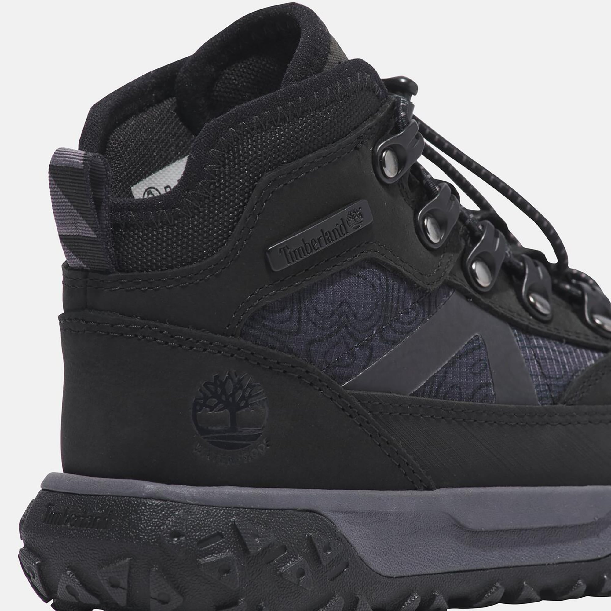 Timberland Greenstride Motion 6 Mid Bungee Waterpro Çocuk Siyah Bot