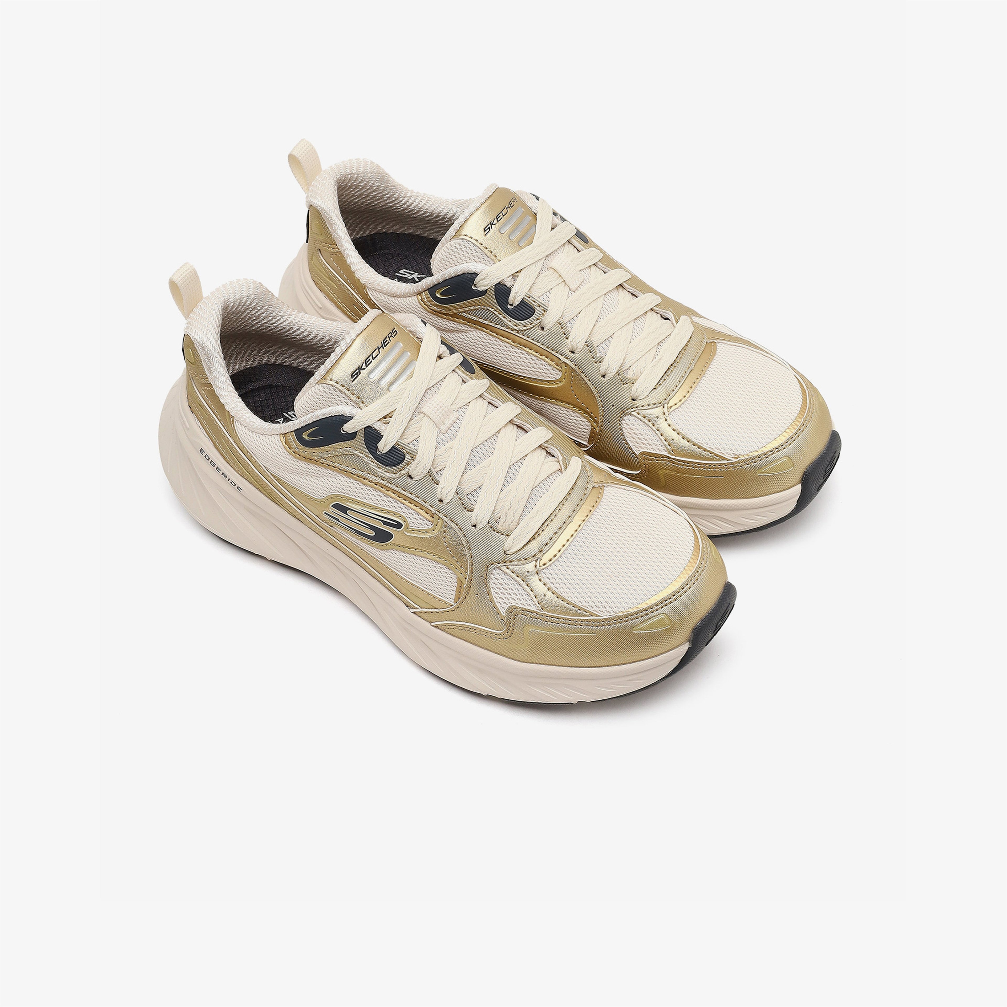 Skechers Edgeride Kadın Natürel/Gold Spor Ayakkabı