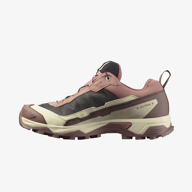 Salomon Kahverengi Salomon X Ultra 5 Gore Tex Kadın Outdoor Ayakkabı