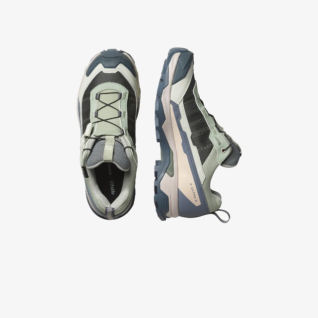 Salomon Yeşil Salomon X Ultra 5 Gore Tex Kadın Outdoor Ayakkabı