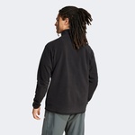 adidas Mountain Essentials Half-Zip Fleece Erkek Siyah Polar