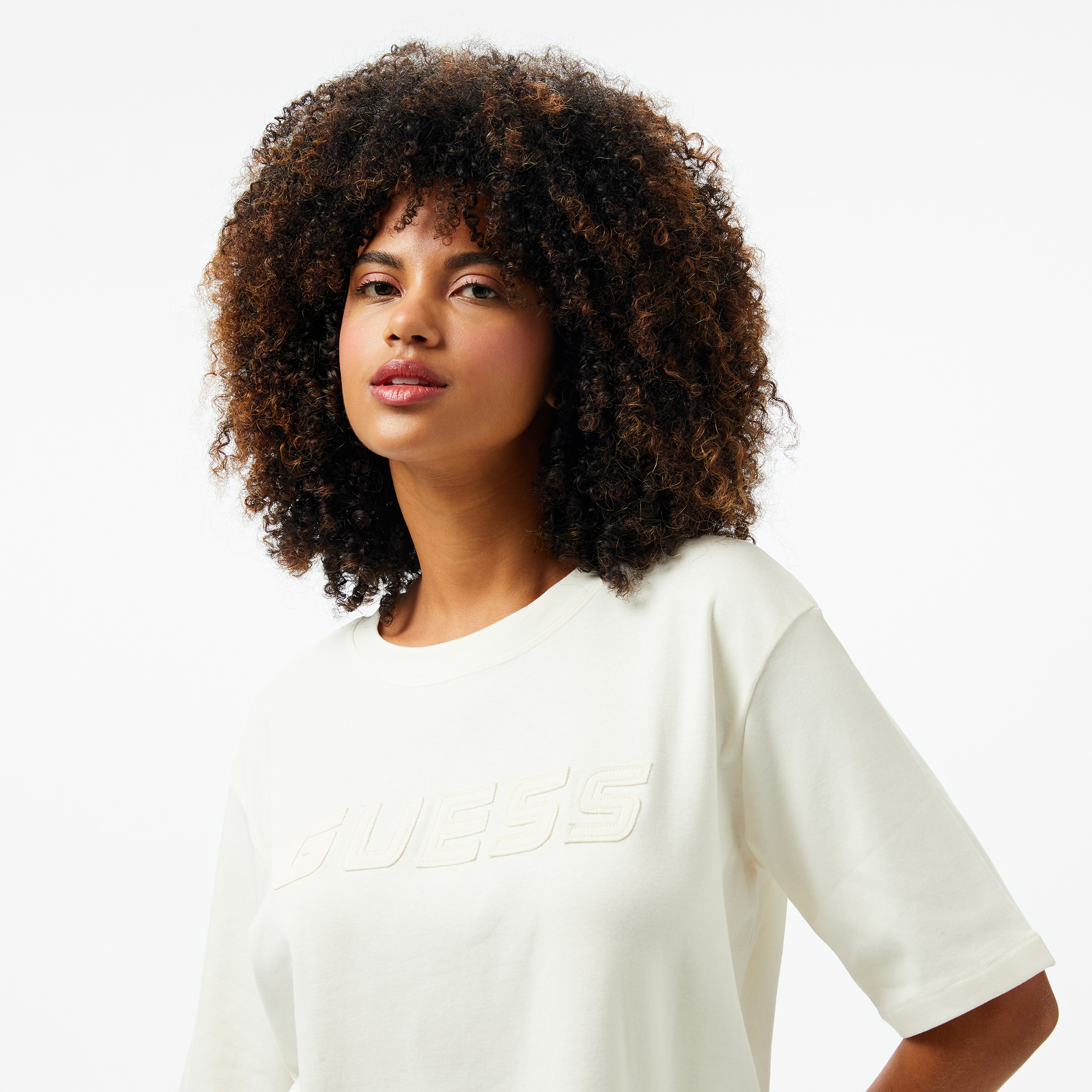 Guess Kadın Beyaz T-Shirt