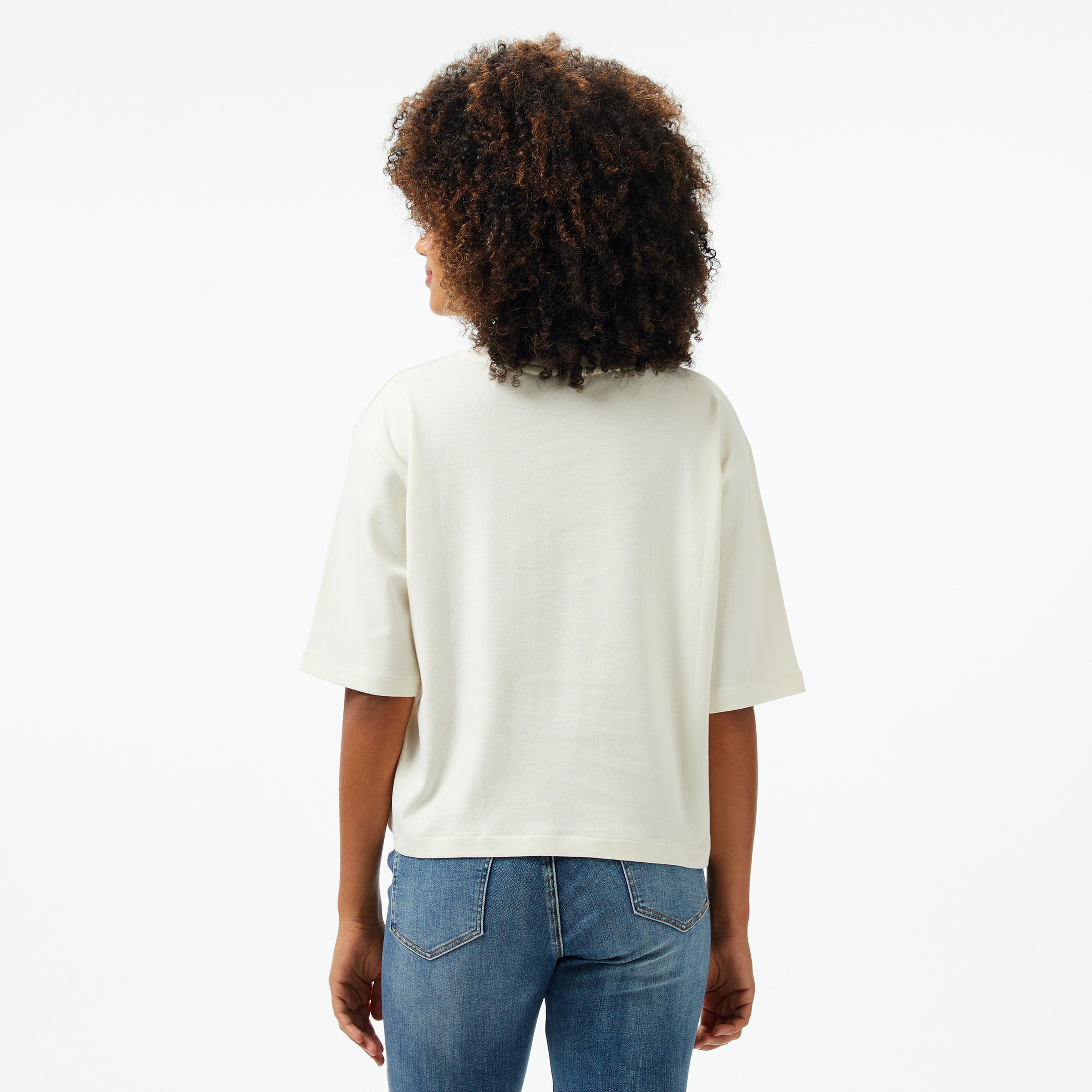 Guess Kadın Beyaz T-Shirt