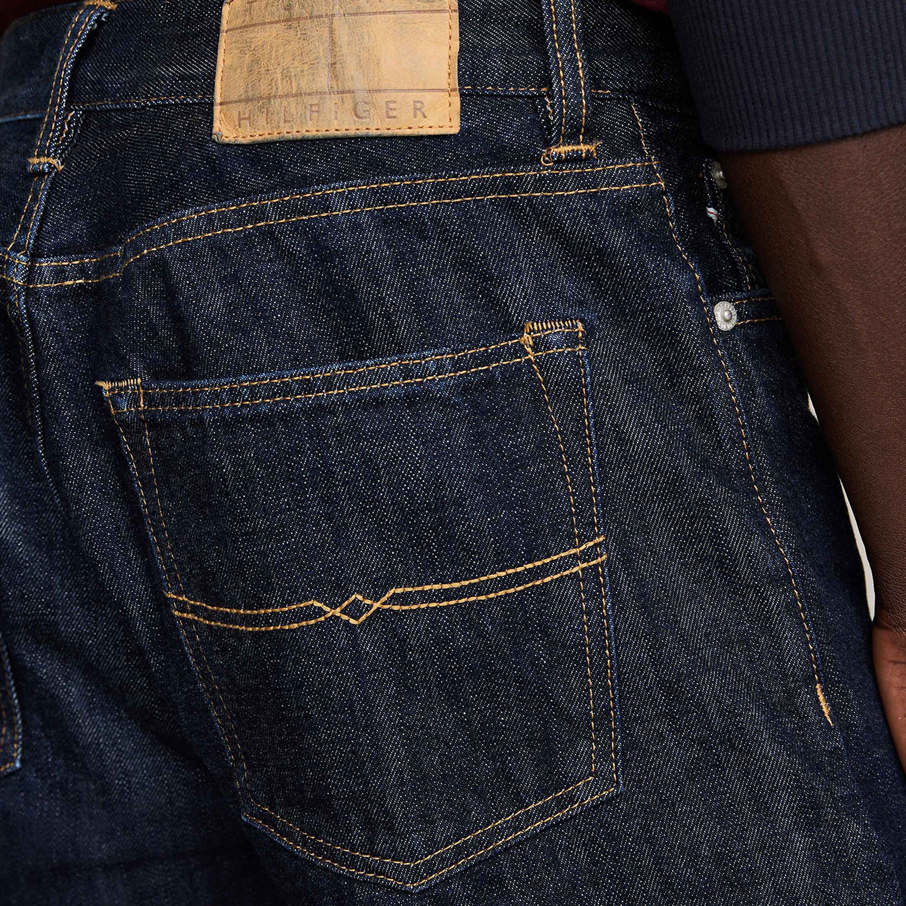 Tommy Hilfiger Erkek Mavi Jean