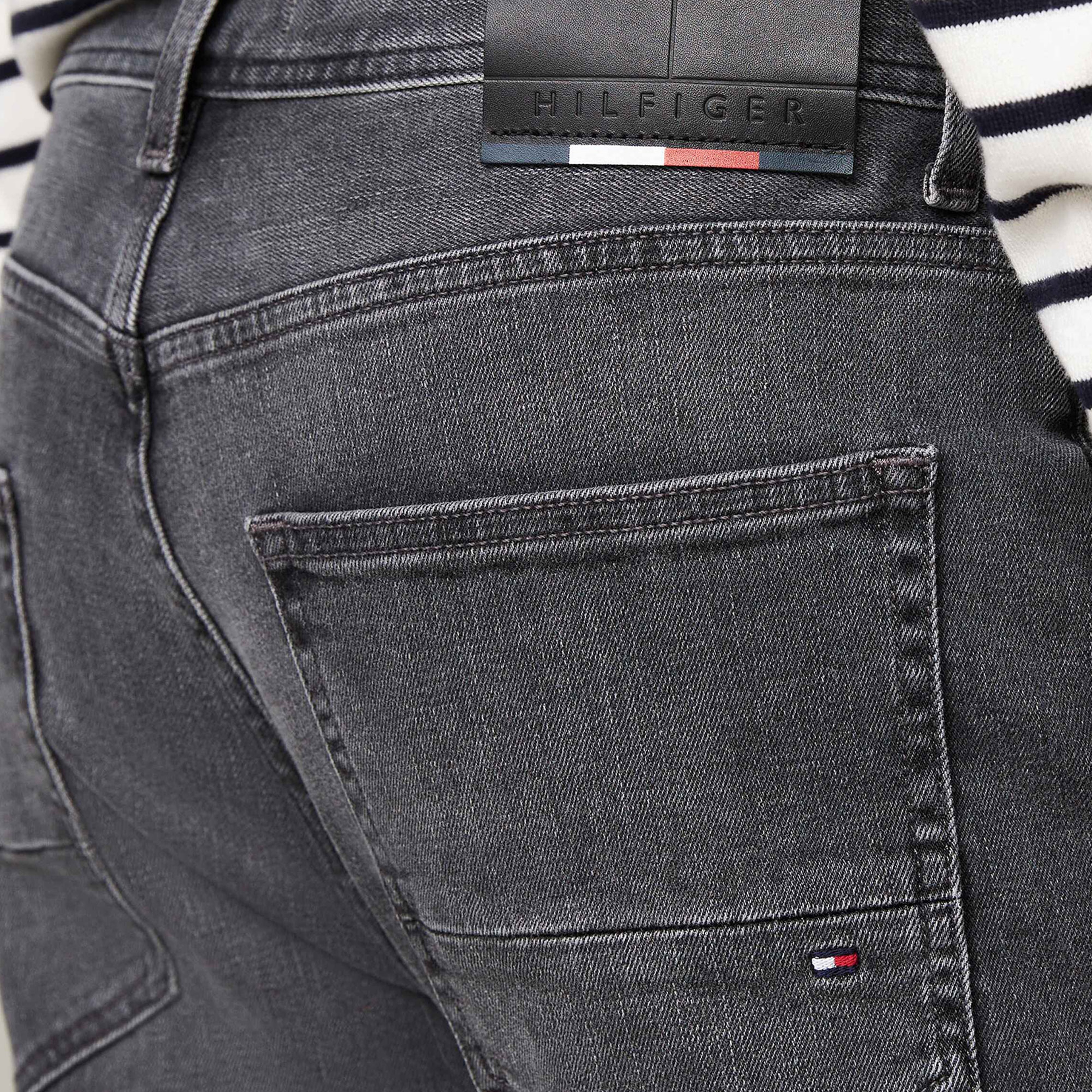 Tommy Hifiger Skinny Fit Erkek Gri Pantolon